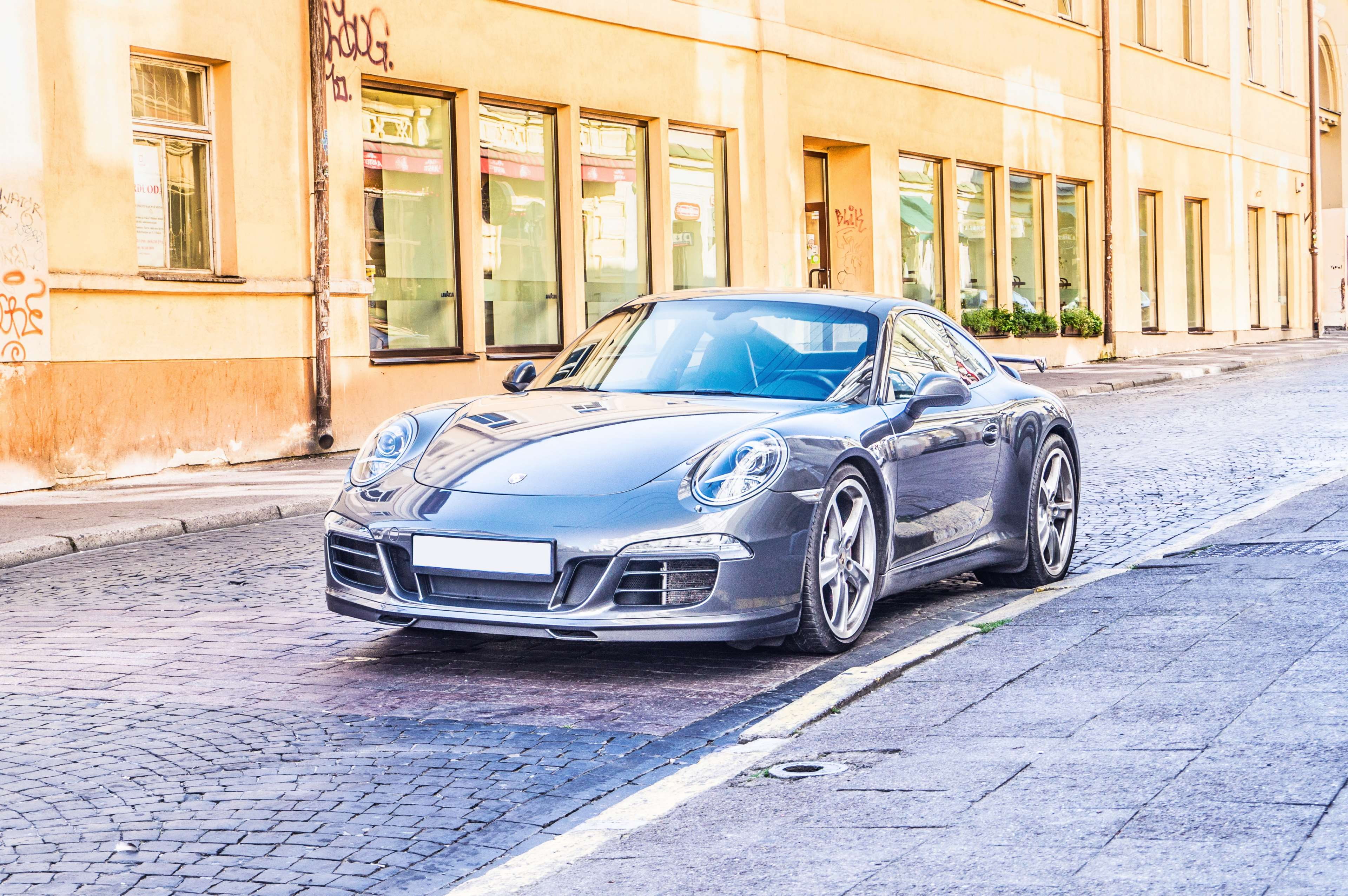 city, sports car, motor vehicle, asphalt, transportation, outdoors, auto, retro styled, no people, mode of transportation, sportcar, supercar, porsche, HD Wallpaper