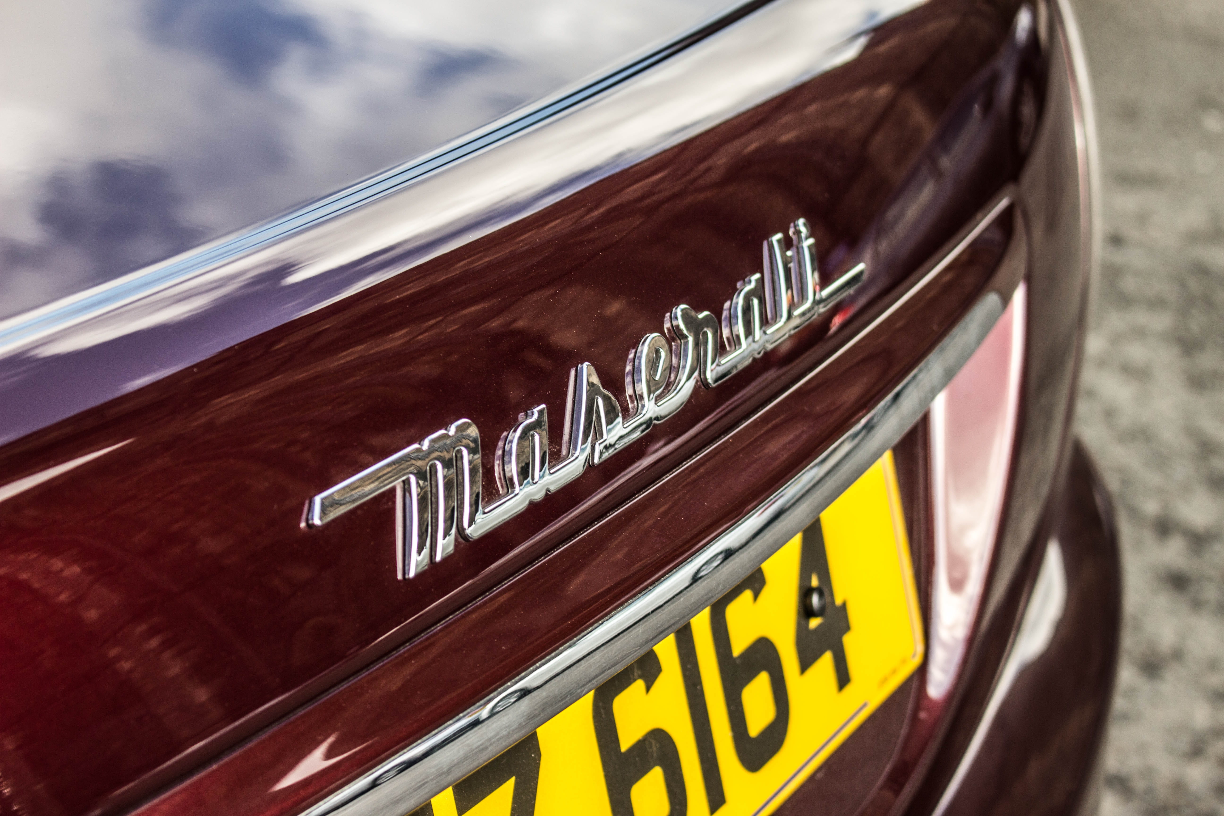 text, maserati, trademark, west end, car, vehicle, symbol, automobile, sign, red, edinburgh, day, silver, reflection, yellow, sky, motor vehicle, western script, HD Wallpaper