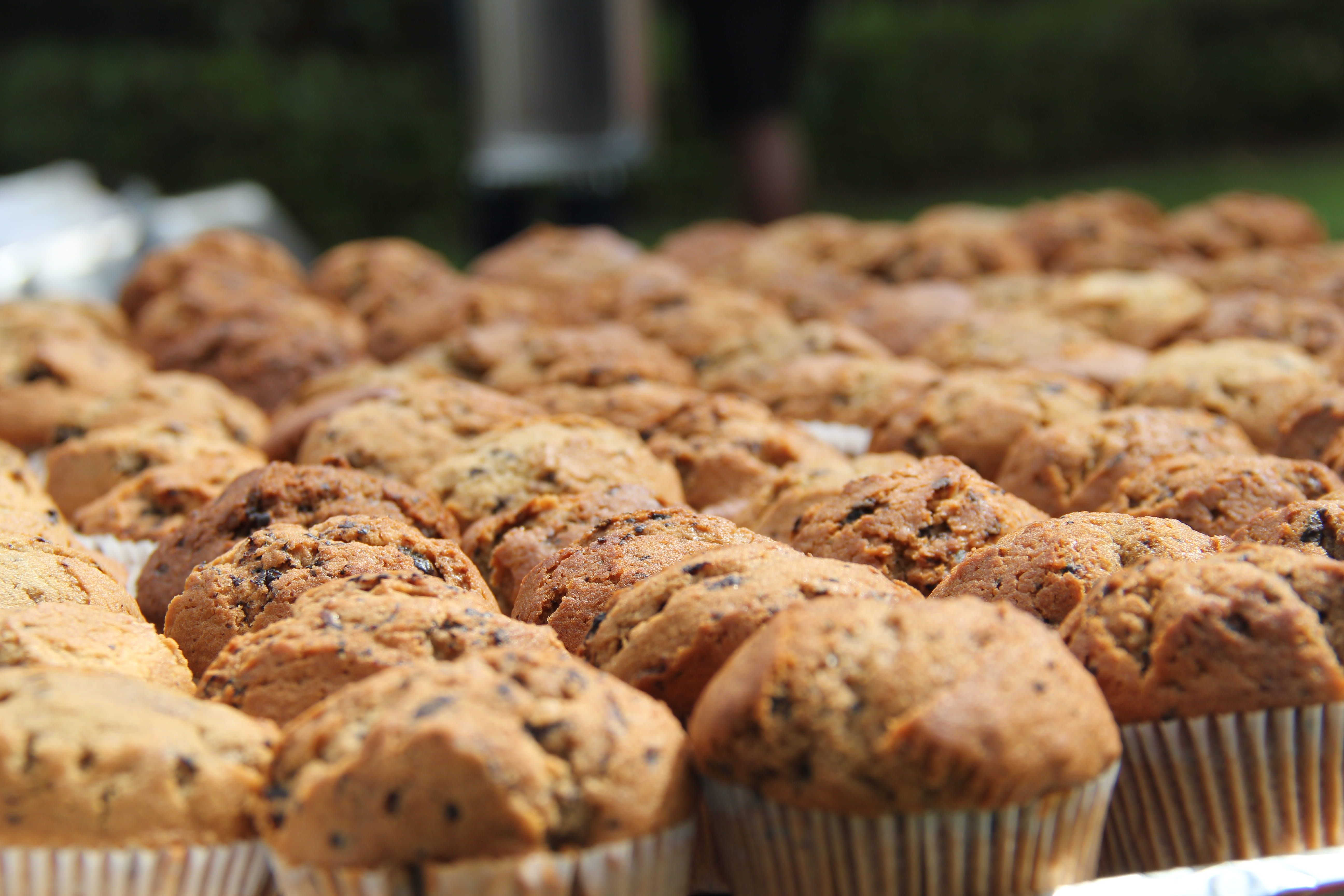 confectionery, country, mukono, indulgence, muffin, snack, close-up, sweet, muffins, no people, ready-to-eat, unhealthy eating, dessert, shop, sweets, pile, HD Wallpaper