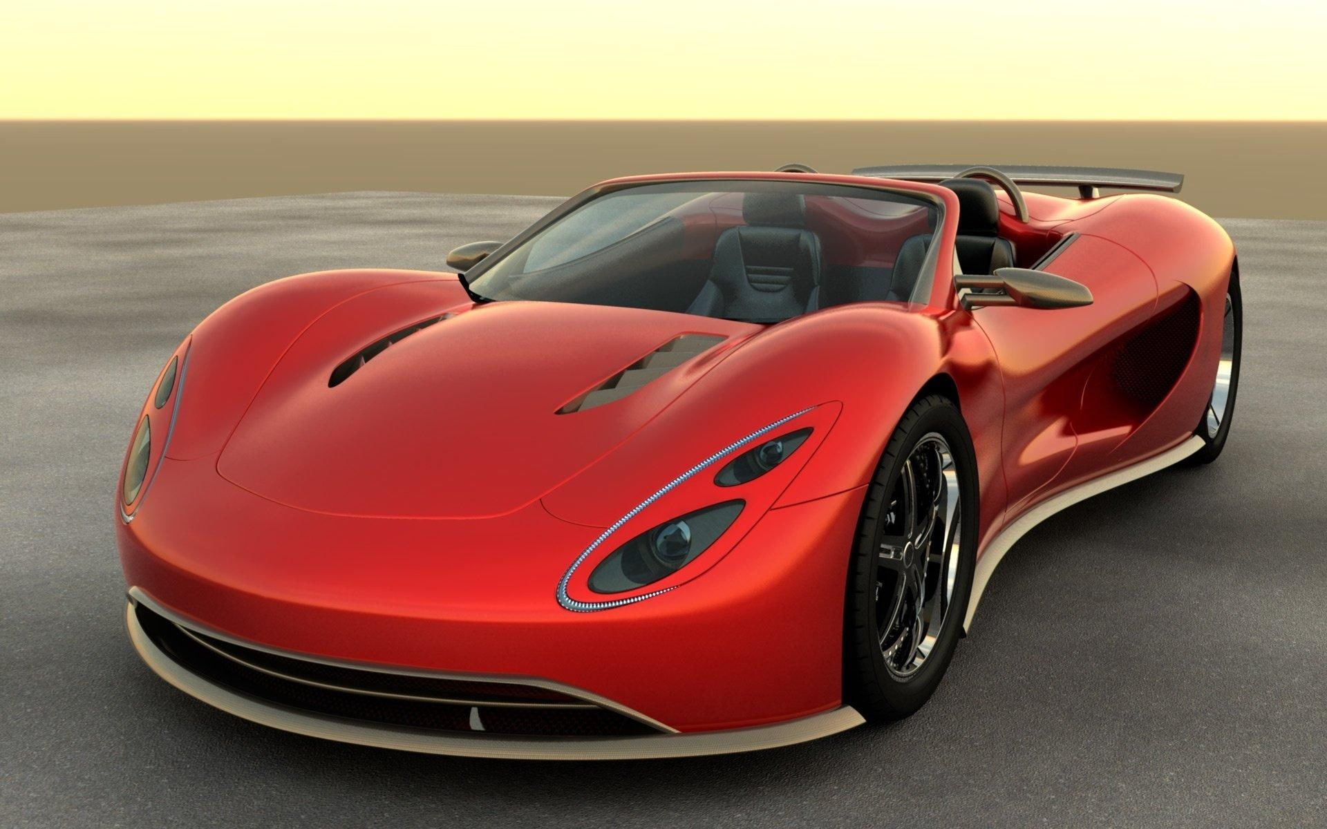 ronn, motors, black top, scorpion, cars, convertible, 1080P, HD Wallpaper