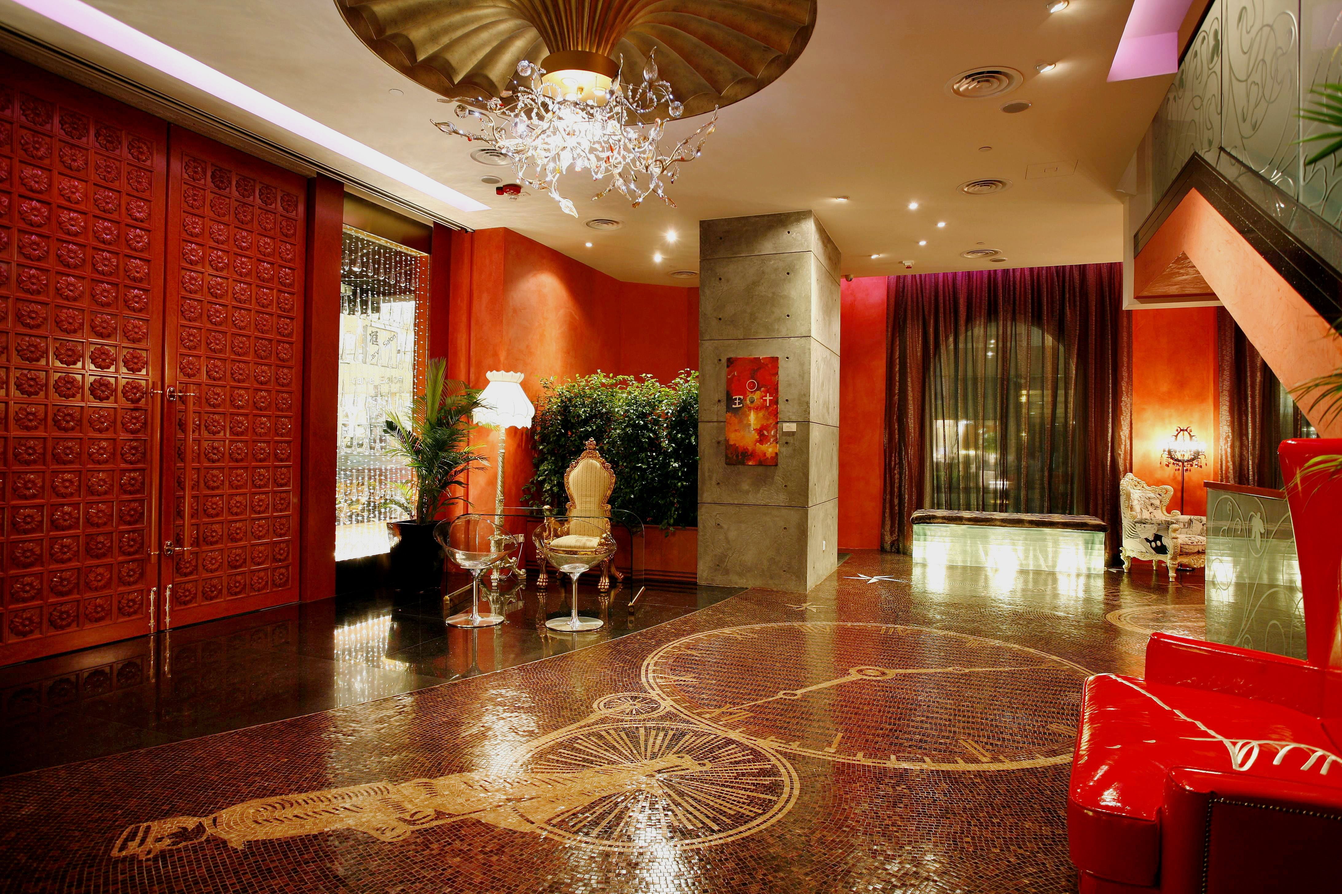 architecture, lighting equipment, hall, architectural column, business, chair ., luxury hotel, building, brown, furniture, indoors, ceiling, red, figure, HD Wallpaper