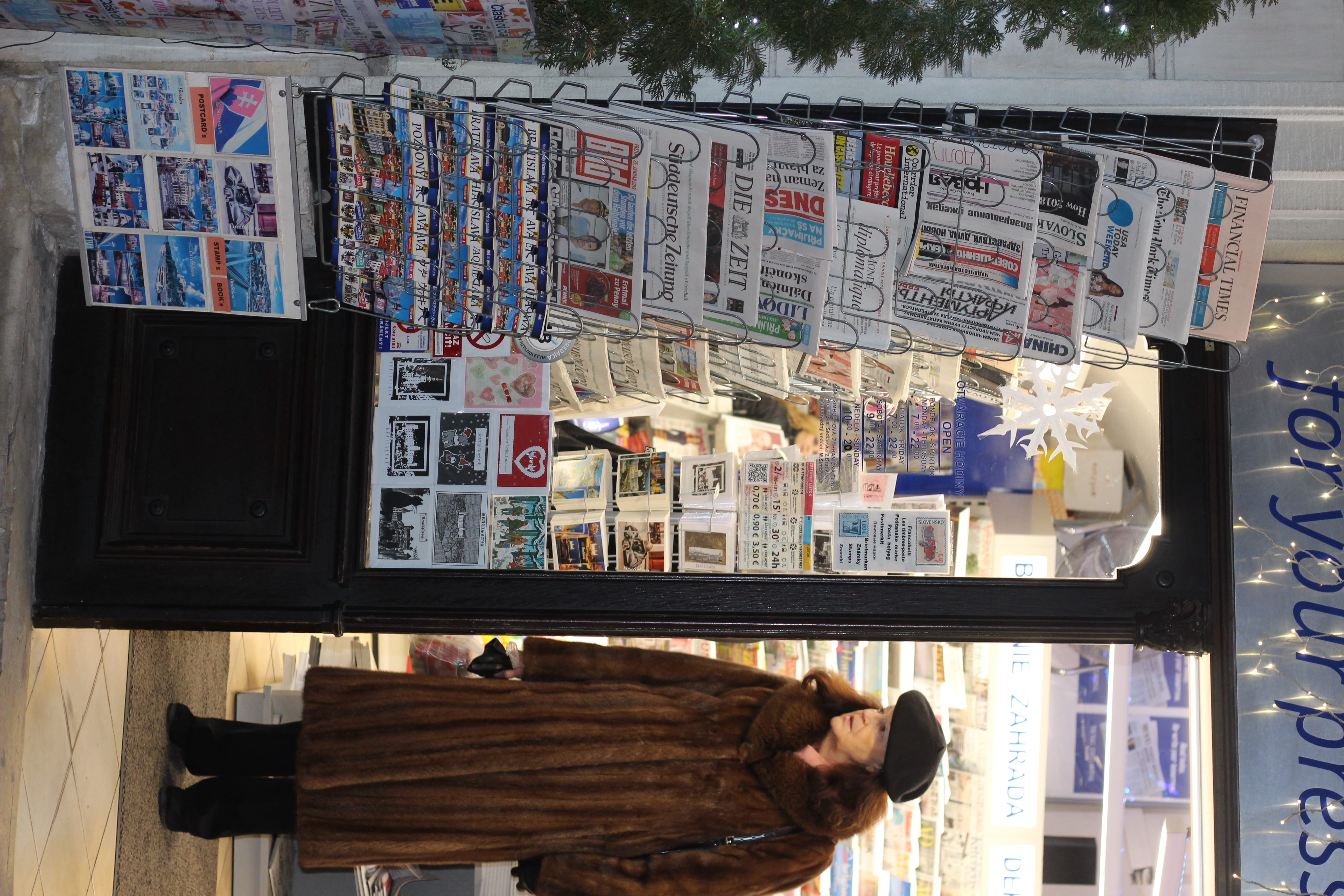 shop, communication, no people, representation, kiosk, day, dog, publication, one animal, slovakia, clothing, silhouette, text, fur, cat, overcoat, bookshop, HD Wallpaper