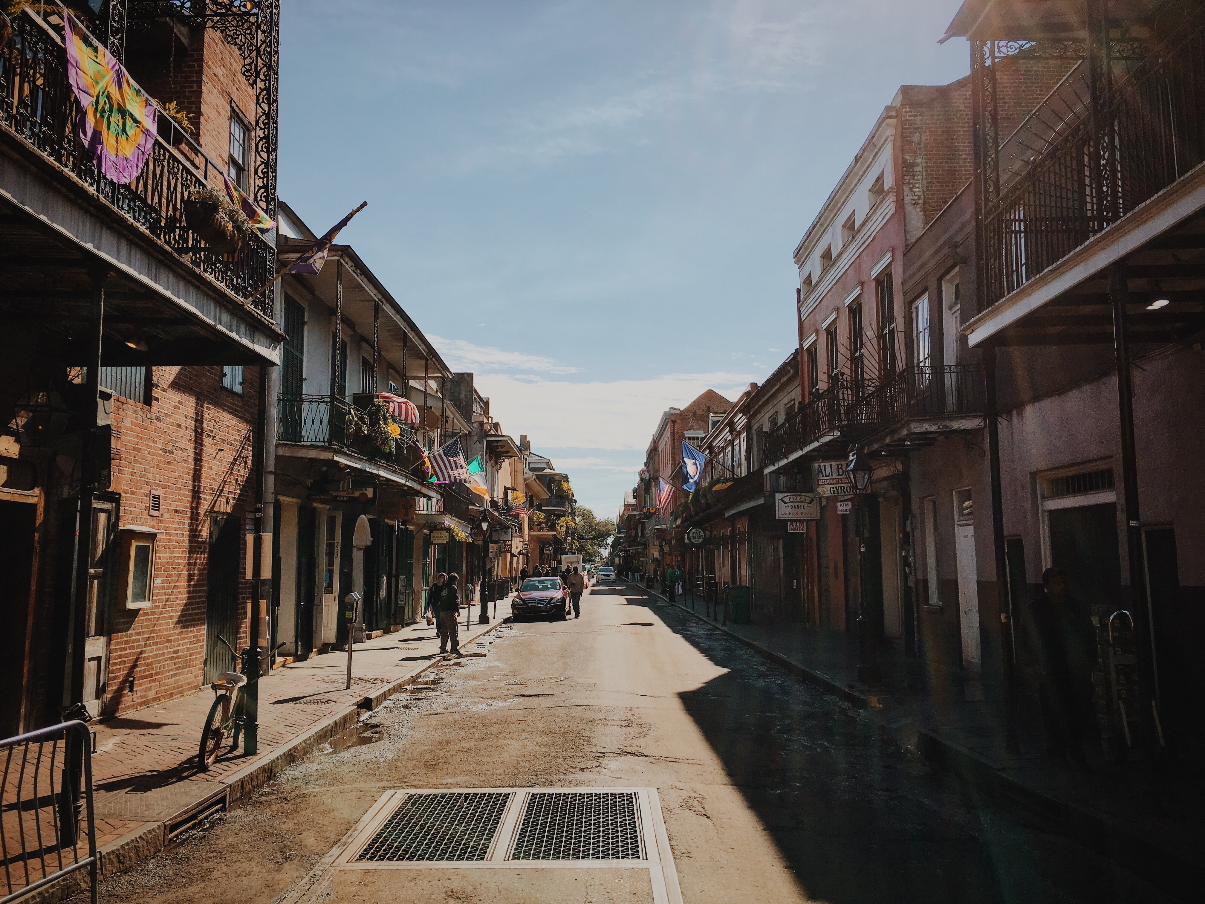 bricks, no people, vehicle, incidental people, near, nature, cloud - sky, bicycle, outdoors, residential district, brick, street, bike, building exterior, HD Wallpaper
