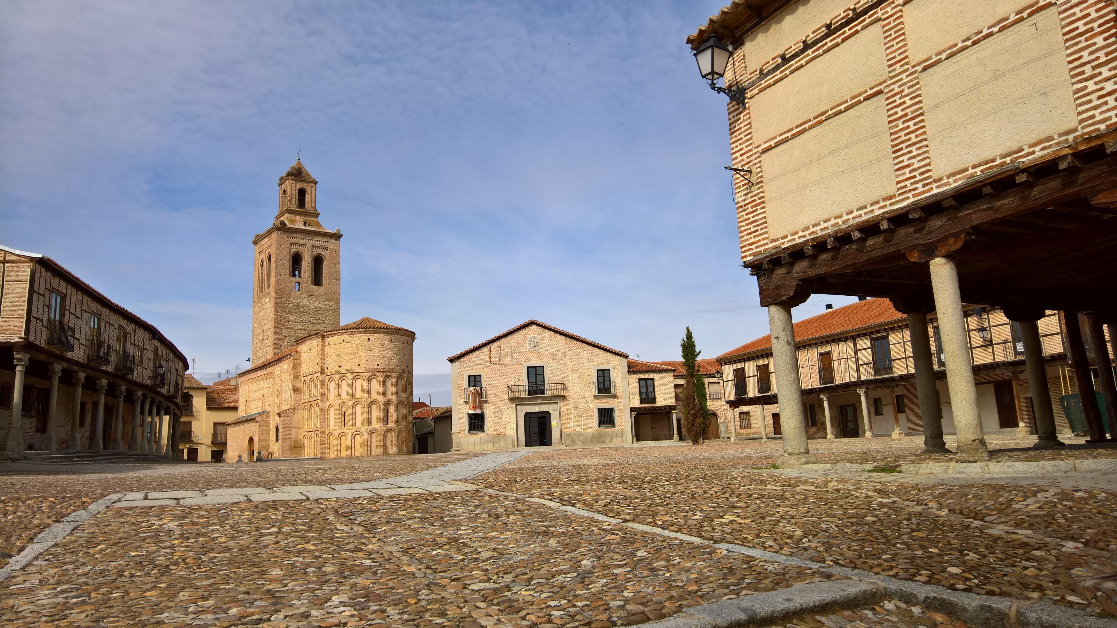 tower, history, spain, the past, sky, built structure, clock, 4K, no people, spirituality, place of worship, religion, nature, church, square, building, HD Wallpaper