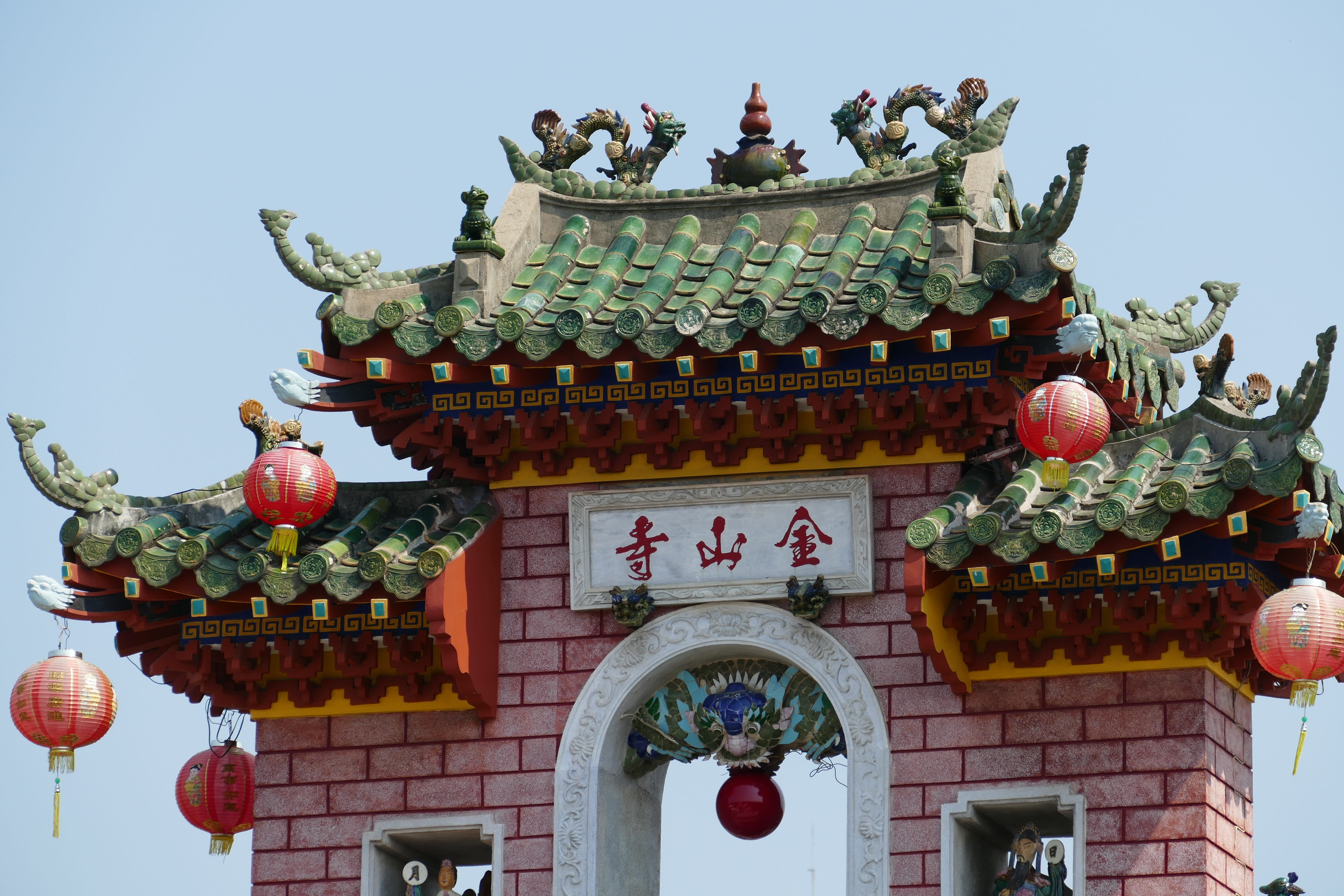 ornate, goal, 5K, roof, nature, museum, built structure, low angle view, architecture, hoian, sky, belief, unesco, chinese lantern, chinese, religion, HD Wallpaper