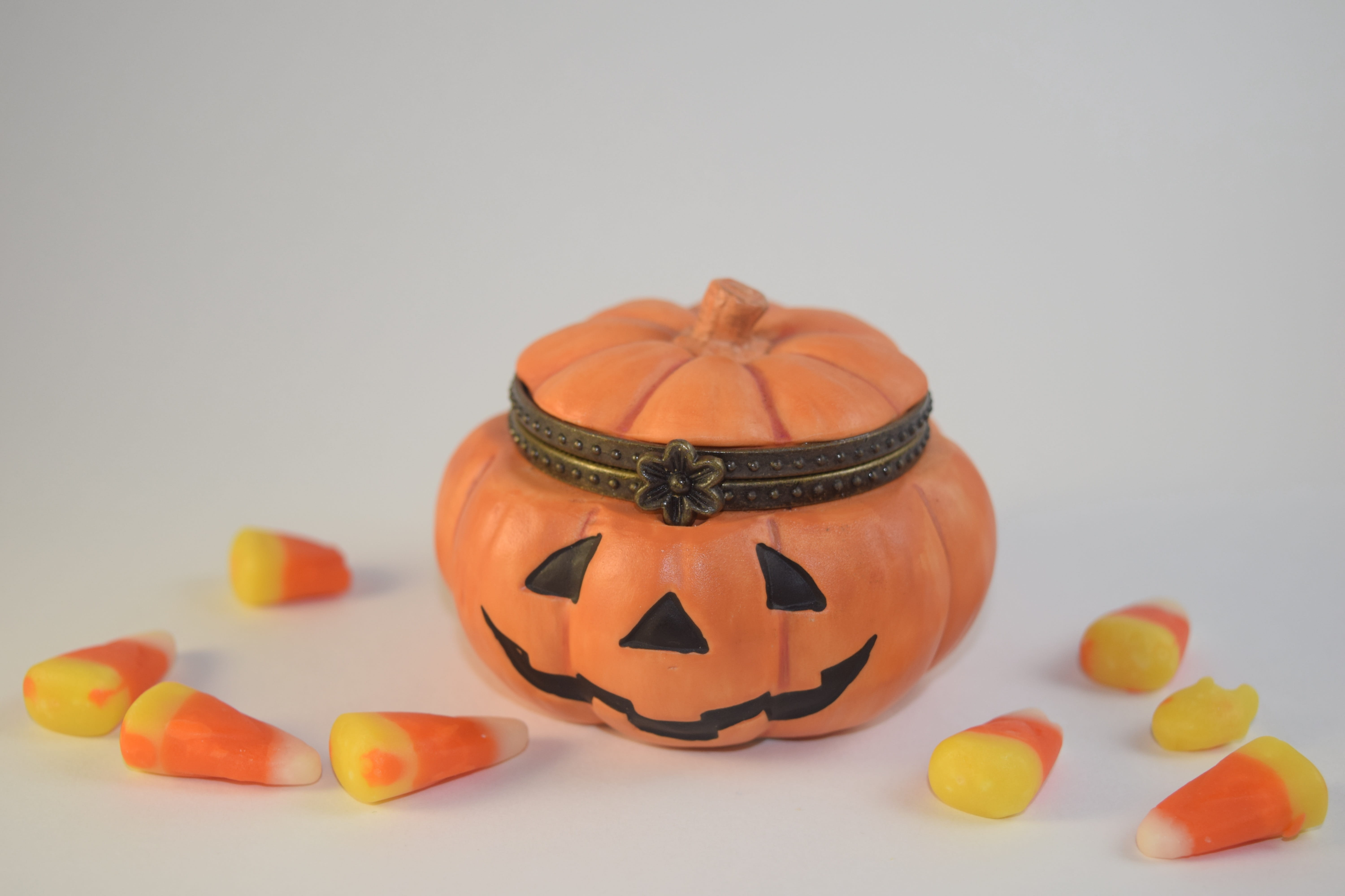 Pumpkin, orange, autumn, orange Color, carving - Craft Product, halloween decoration, close-up, october, freshness, no people, treat, spooky, citrus fruit, HD Wallpaper