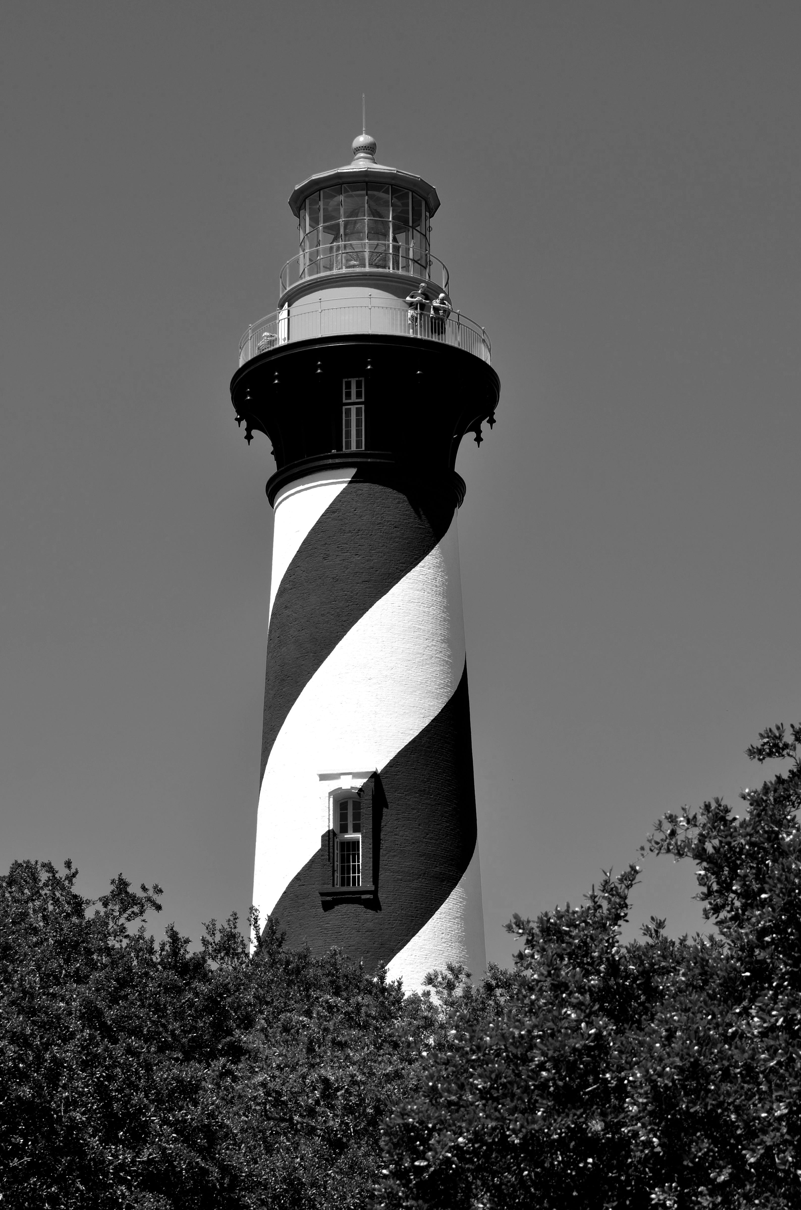 augustine, building, low angle view, guidance, tree, historical, water, lights, nautical, built structure, lighthouse, direction, water conservation, beacon, Phone HD Wallpaper