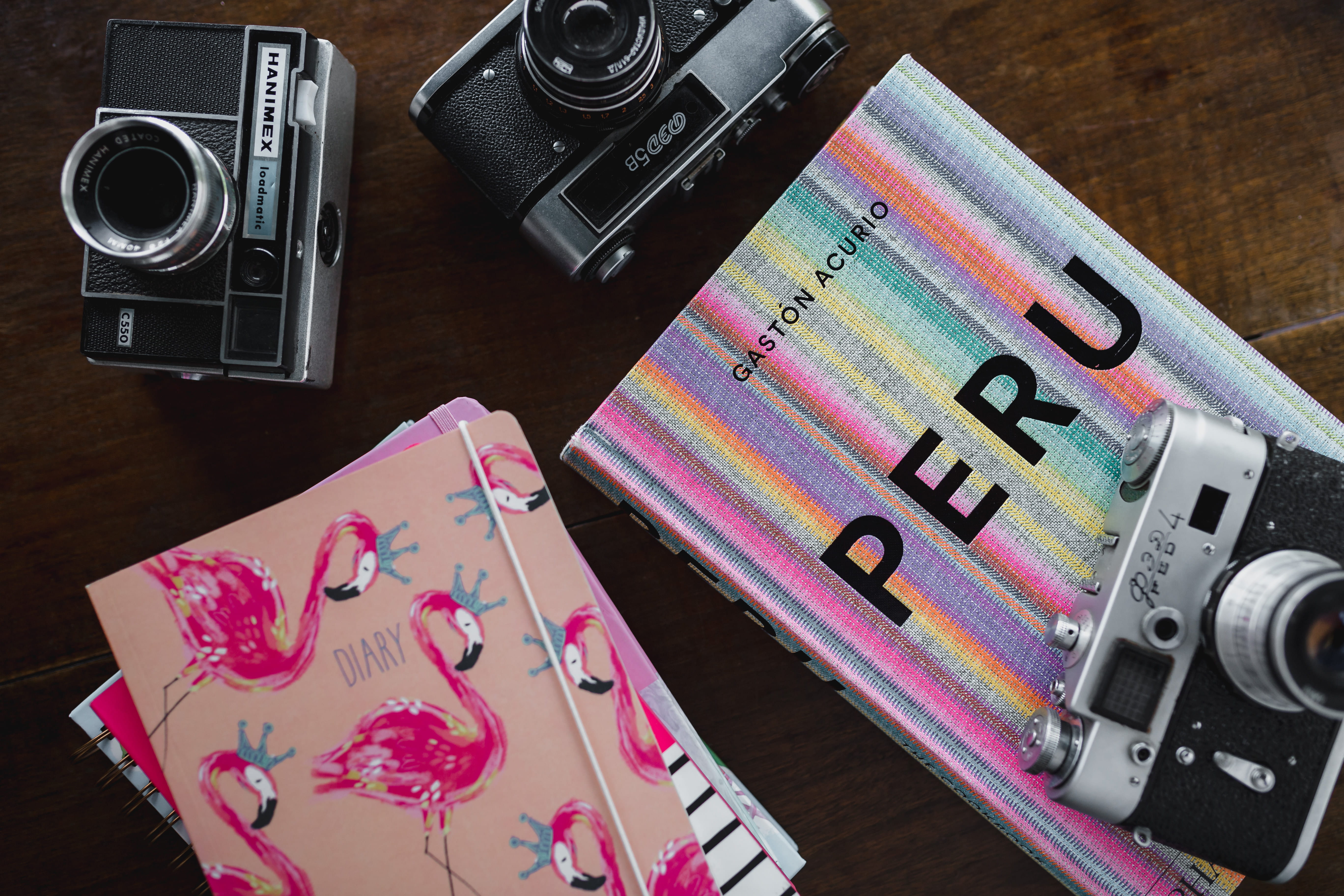 technology, pink, fashion, arts culture and entertainment, antique, wood - material, books, still life, 5K, film industry, retro styled, photography themes, HD Wallpaper