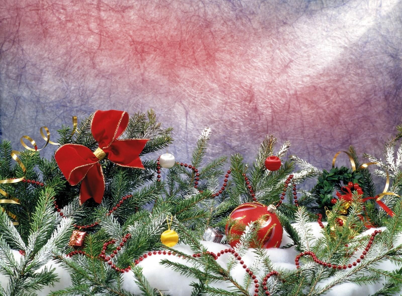 growth, needles, attributes, flower, plant, creativity, snow, close-up, christmas ornament, bauble, no people, decoration, celebration, nature, christmas tree, HD Wallpaper