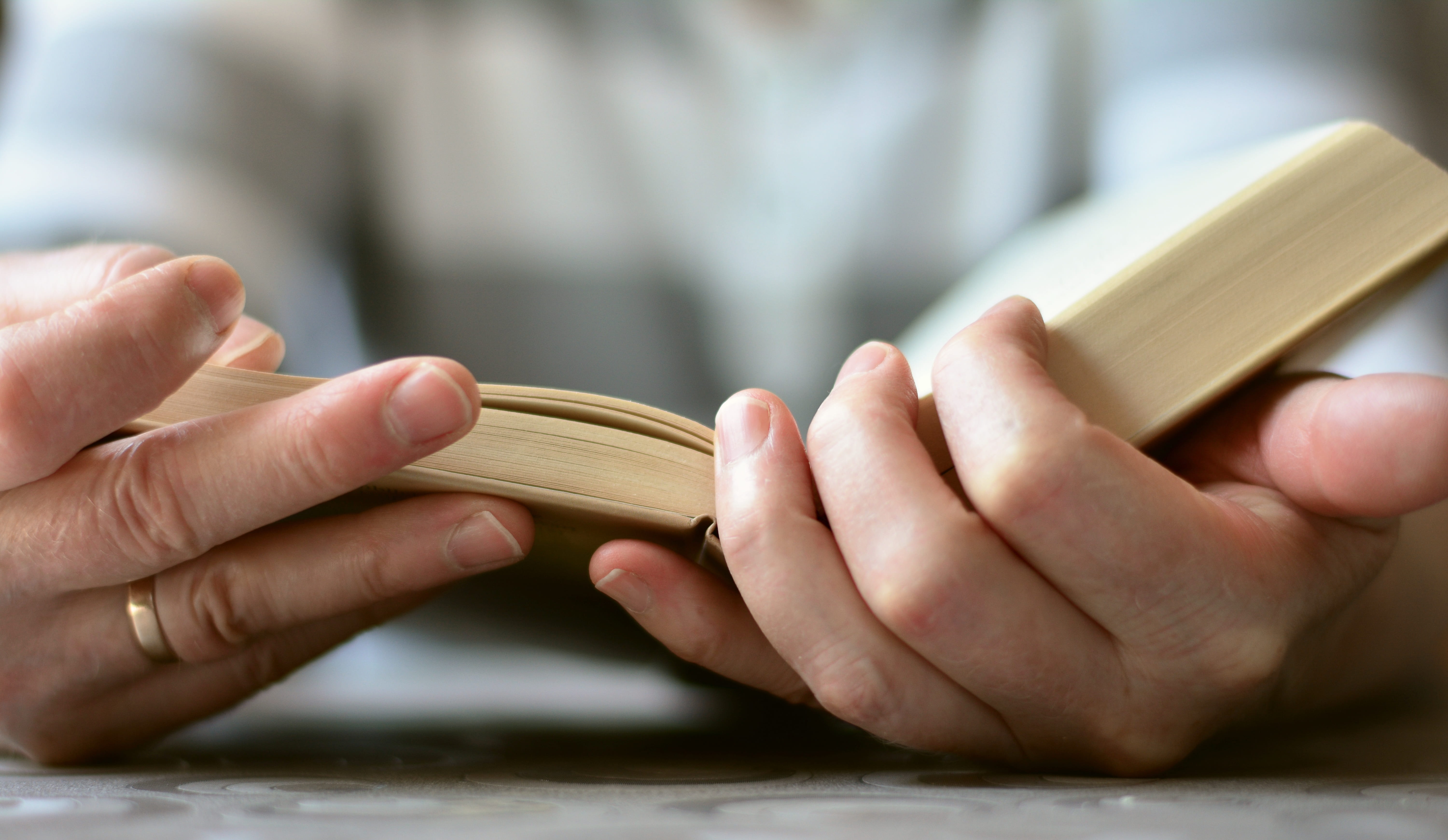 study, pitched, focus, finance, front view, focus on foreground, occupation, selective, book, wealth, gold, hands, read, reading, person, human hand, learn, HD Wallpaper