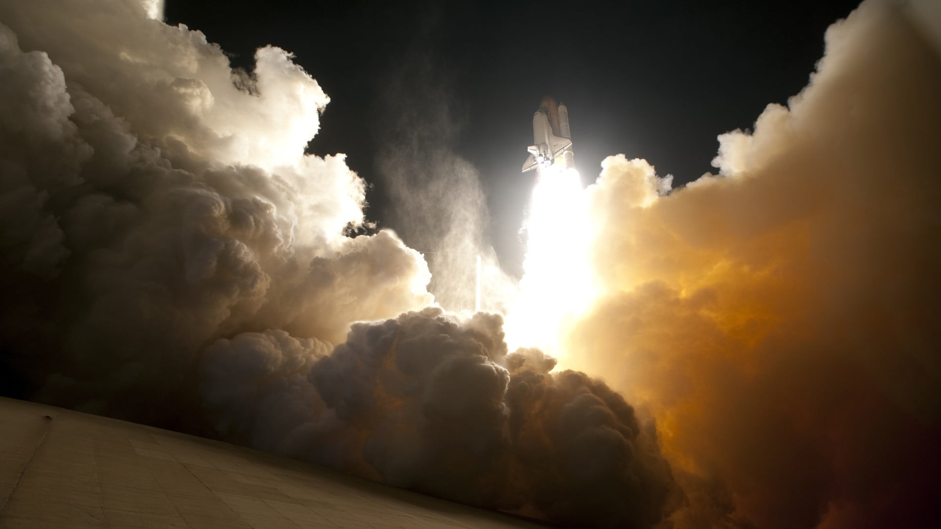 power in nature, sky, silhouette, outdoors, 1080P, back lit, lens flare, one person, space shuttle, sunlight, nature, vehicle, scenics - nature, sunset, HD Wallpaper