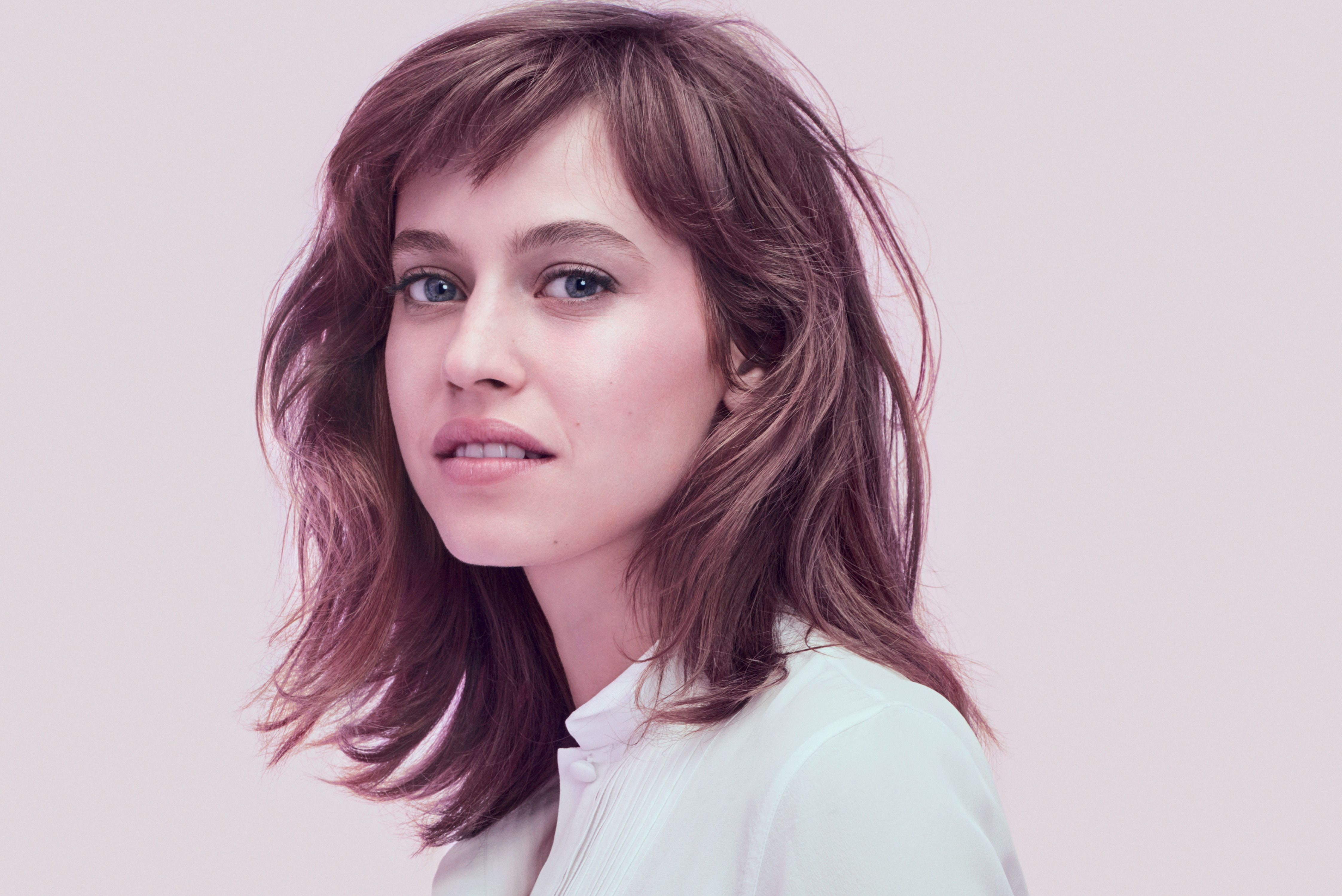 4k, 4K, hd, model, actress, girls, Lou de Laage, HD Wallpaper