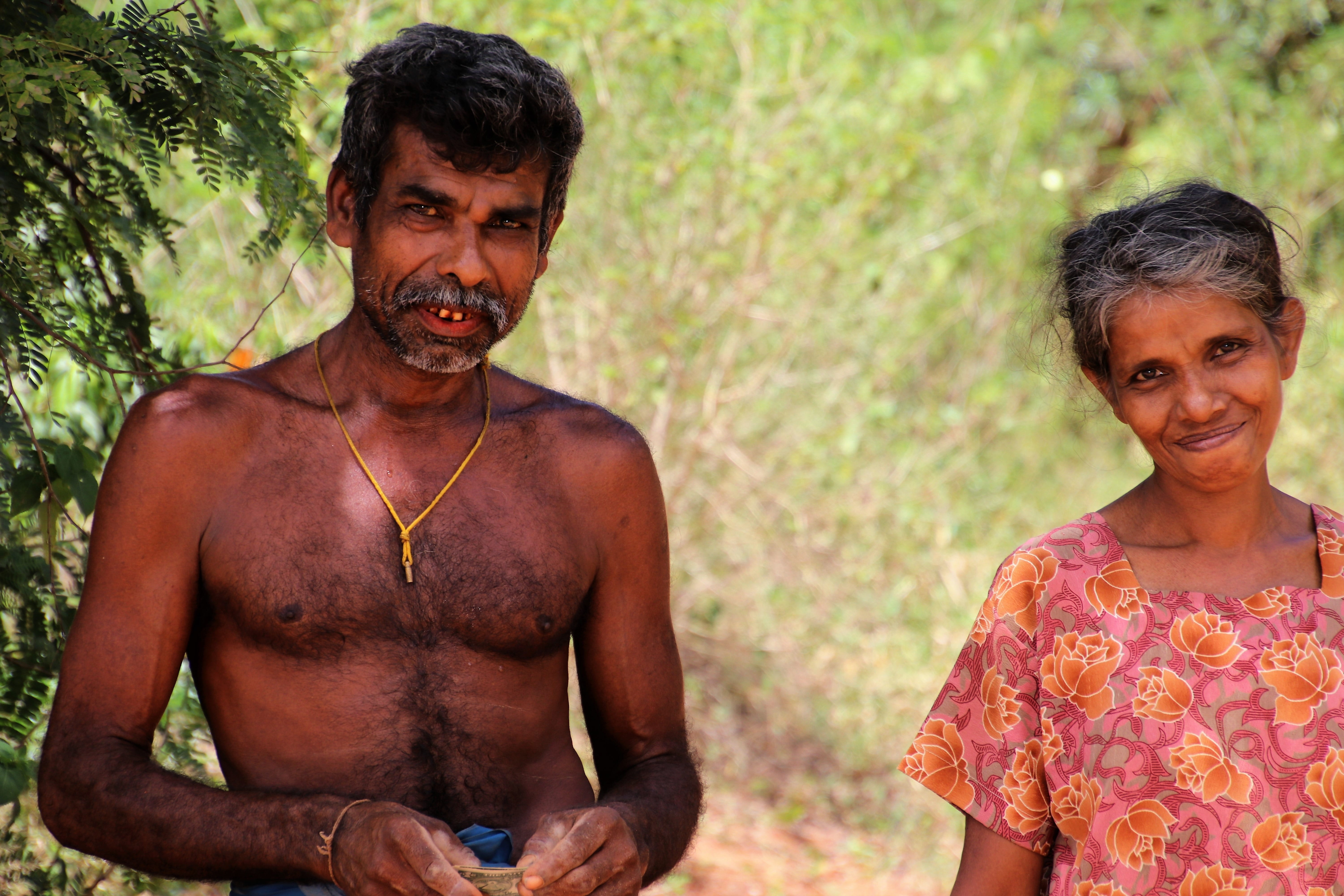 woman, togetherness, men, outdoors, at the court of, sri lanka, man, people, front view, village, 5K, real people, semi-dress, total, poverty, smile, looking at camera, HD Wallpaper