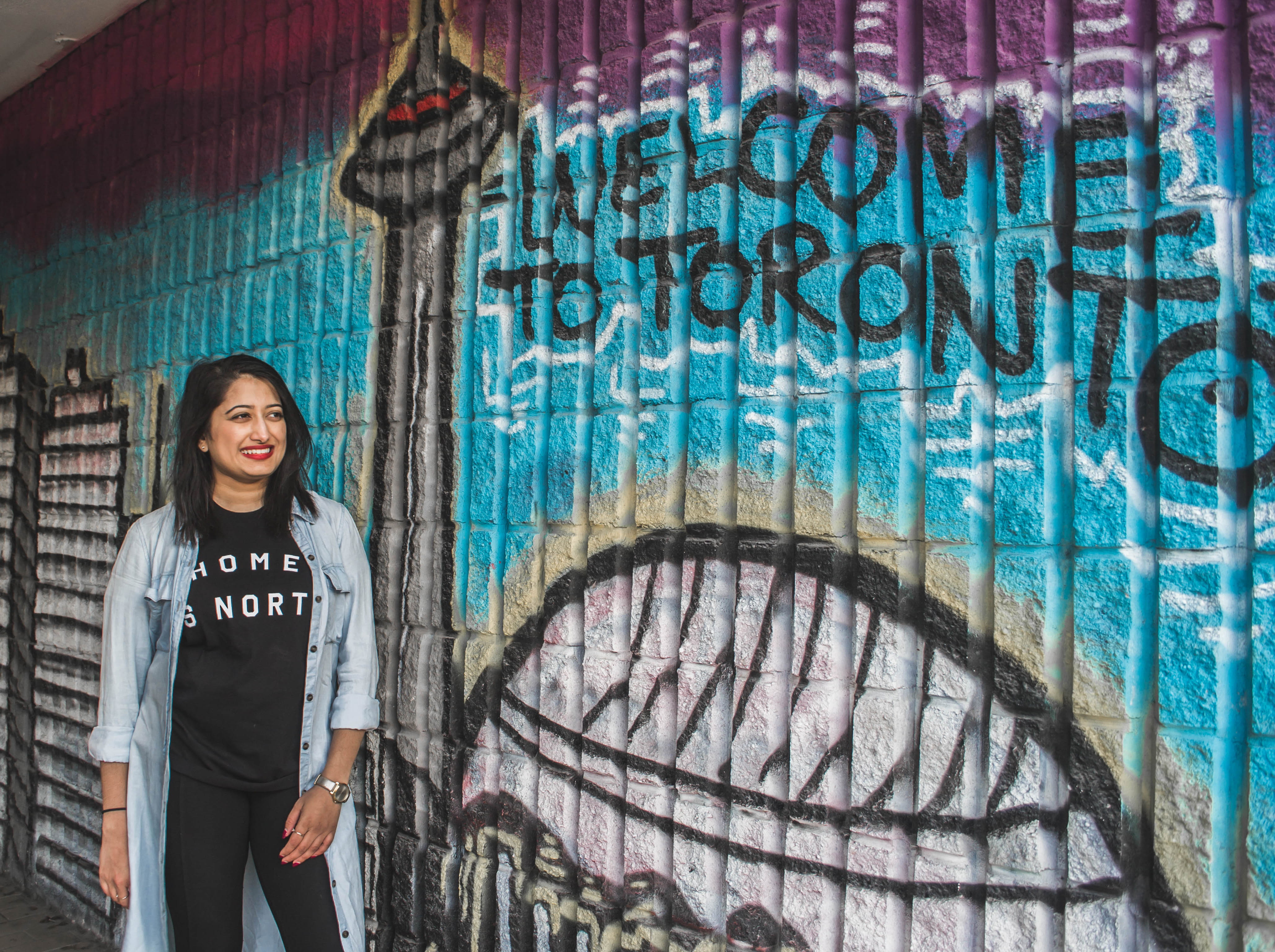 leisure activity, explore, text, hairstyle, stock, architecture, lifestyle, urban, 4K, wanderer, building exterior, toronto, graffiti, standing, girl, HD Wallpaper