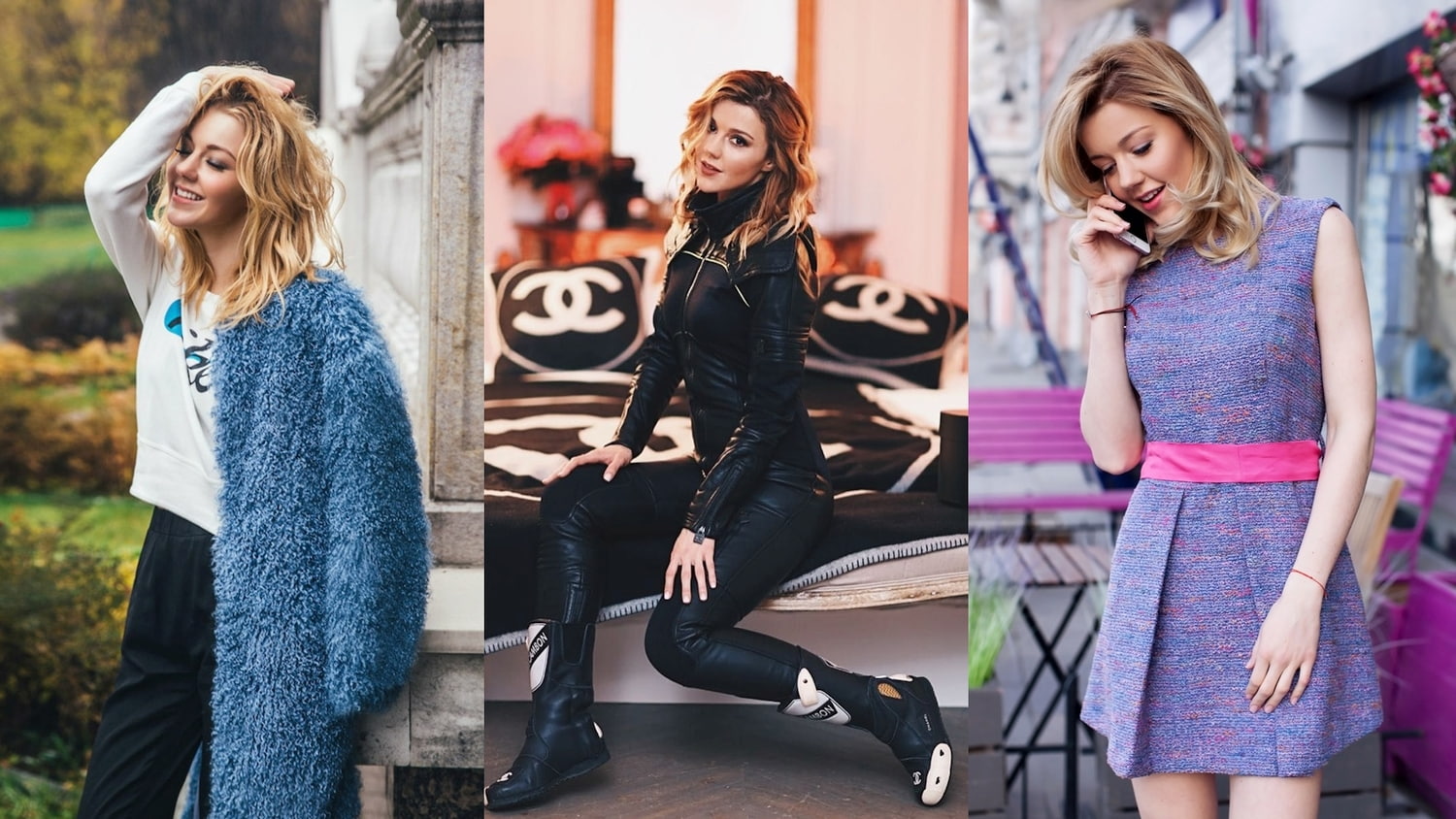 Yulianna Karaulova, retail, consumerism, 720P, adult, emotion, buying, collage, women, group of people, singer, beautiful woman, boutique, casual clothing, HD Wallpaper