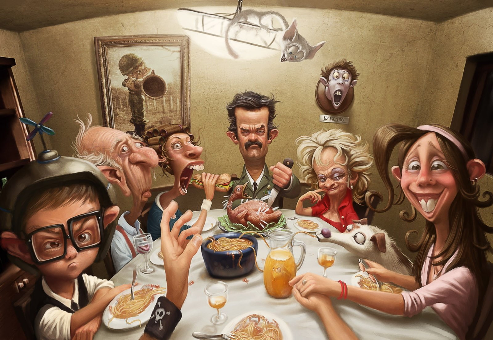 Photo, psychedelic, creative, funny, humor, art, artwork, 720P, Photoshop, fantasy, manipulation, artistic, situation, HD Wallpaper
