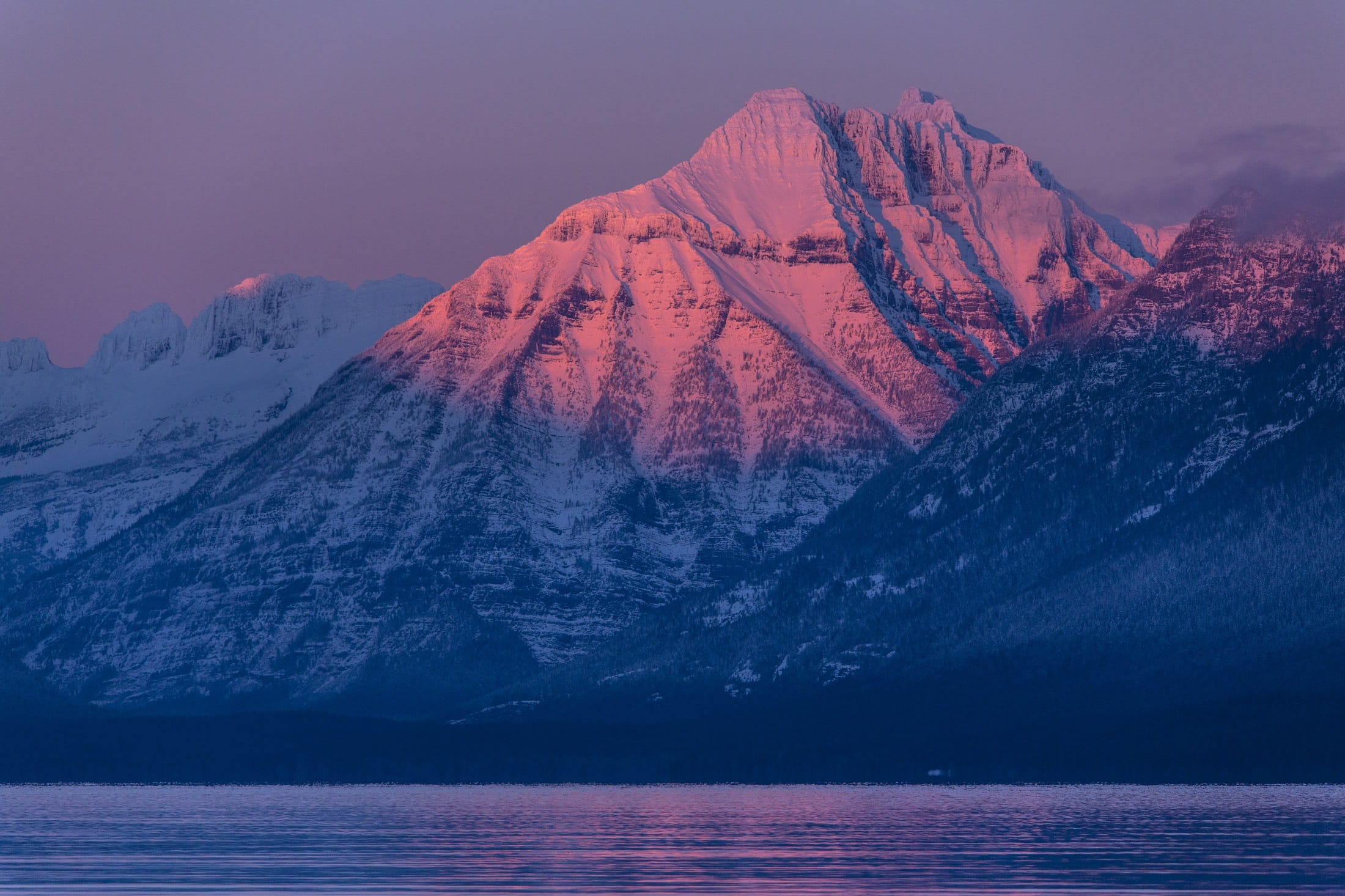 sunlight, sky, snow, Landscape, cold temperature, no people, environment, montana, beauty in nature, 1080P, scenic, panorama, twilight, tranquil scene, HD Wallpaper