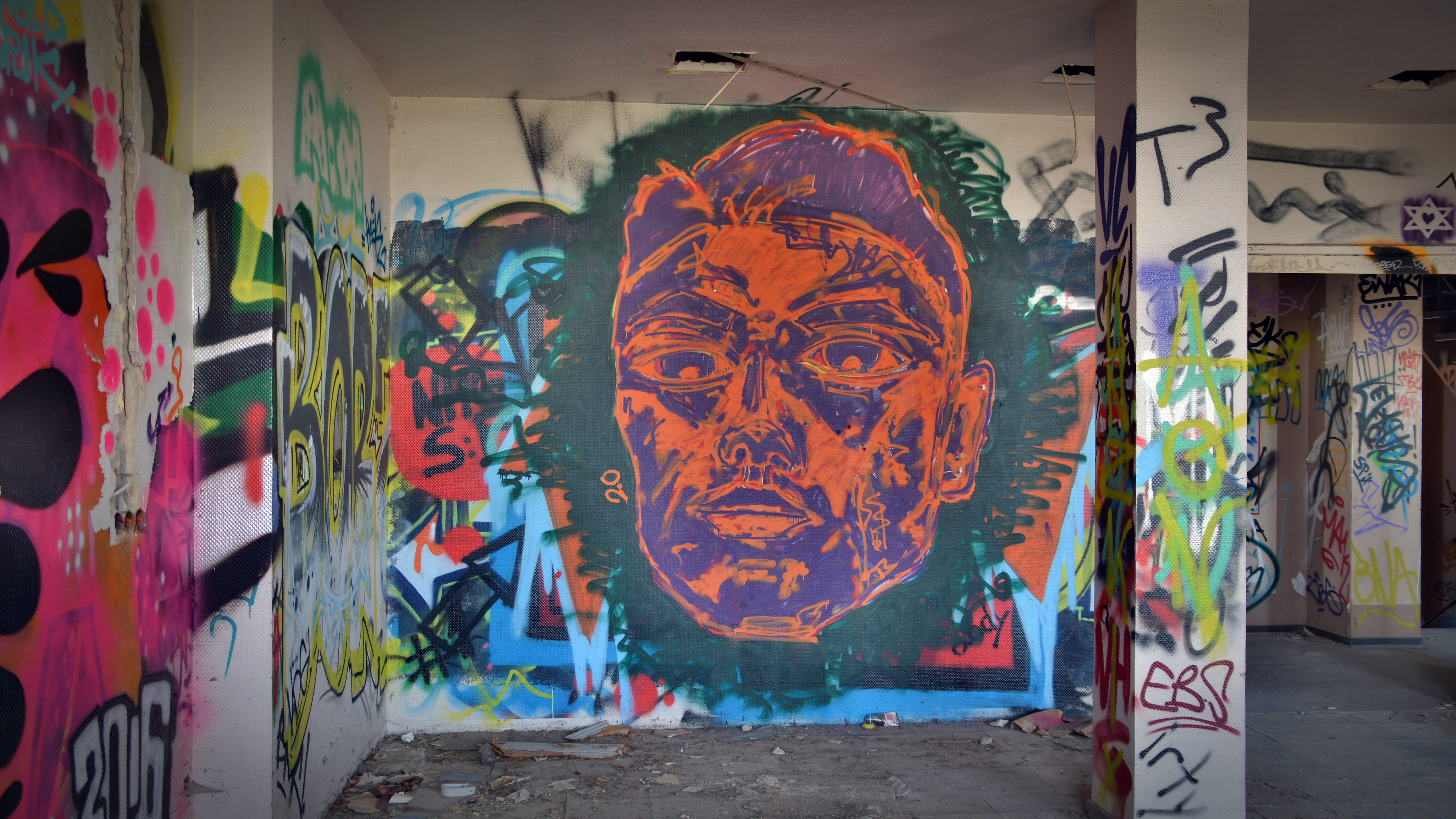 forget, Lost, creativity, artist, day, lapsed, decay, paint, text, human representation, factory, industrial building, break up, street art, mural, ailing, HD Wallpaper