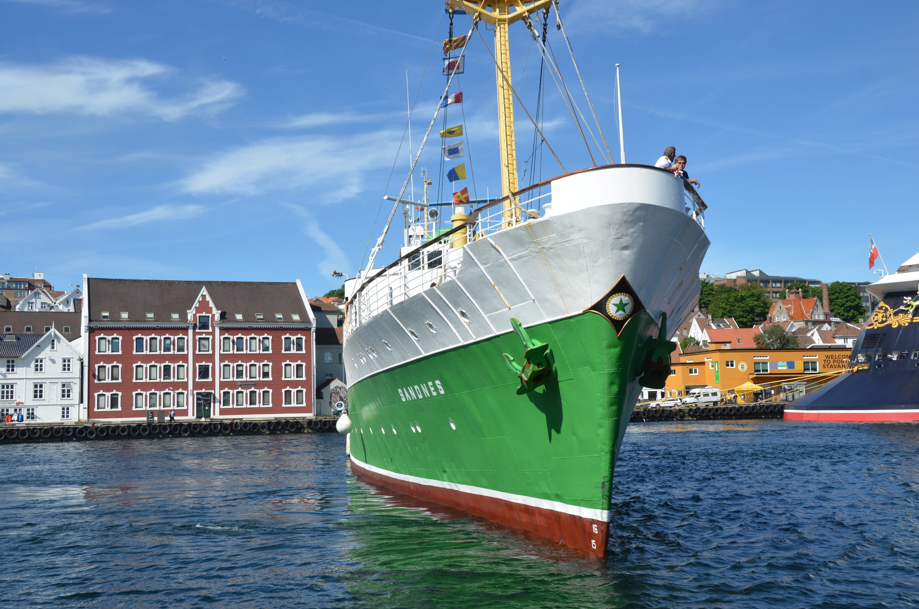 sea, Norway, no people, Harbour, pier, waterfront, water, freight transportation, mode of transportation, sailboat, transportation, container, industry, HD Wallpaper