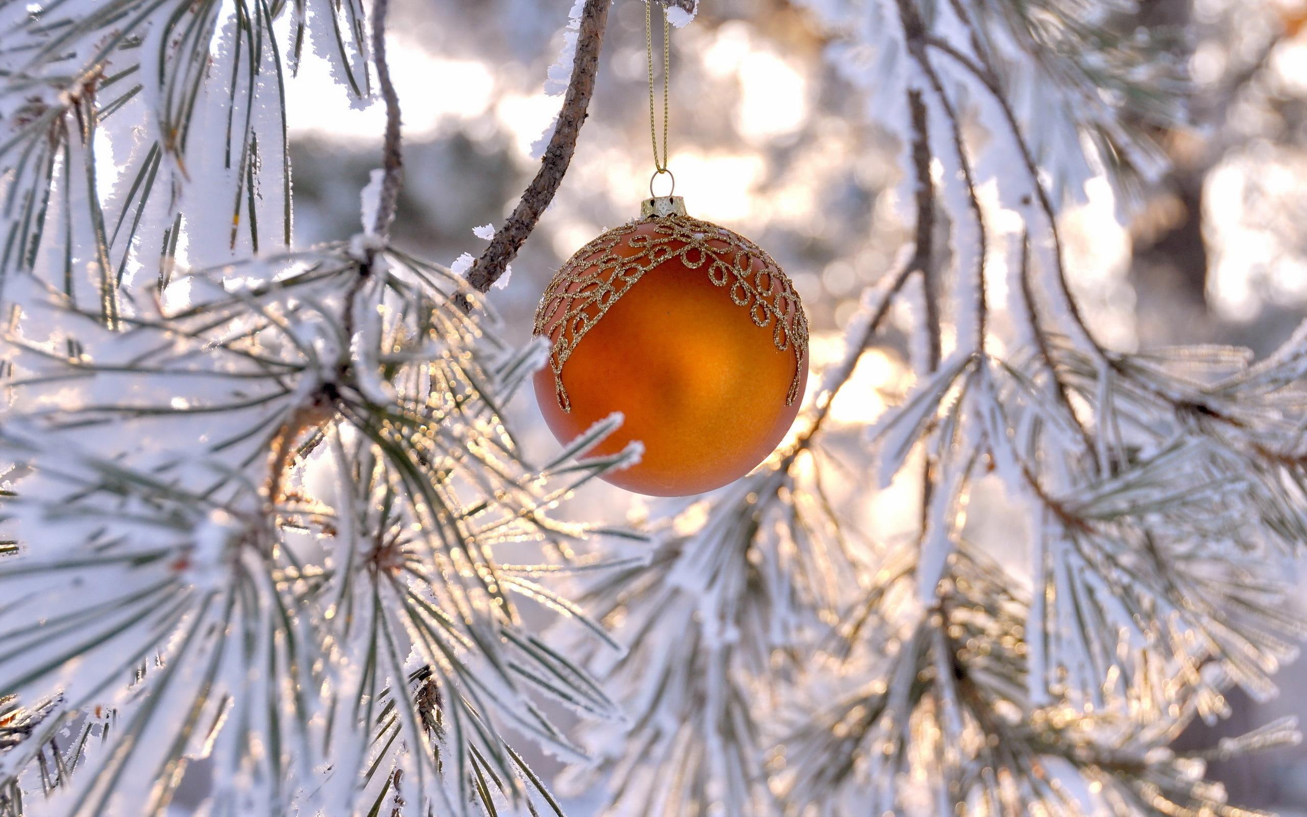 holidays, merry, time, winter, happy, christmas, 2K, 3d and abstract, HD Wallpaper