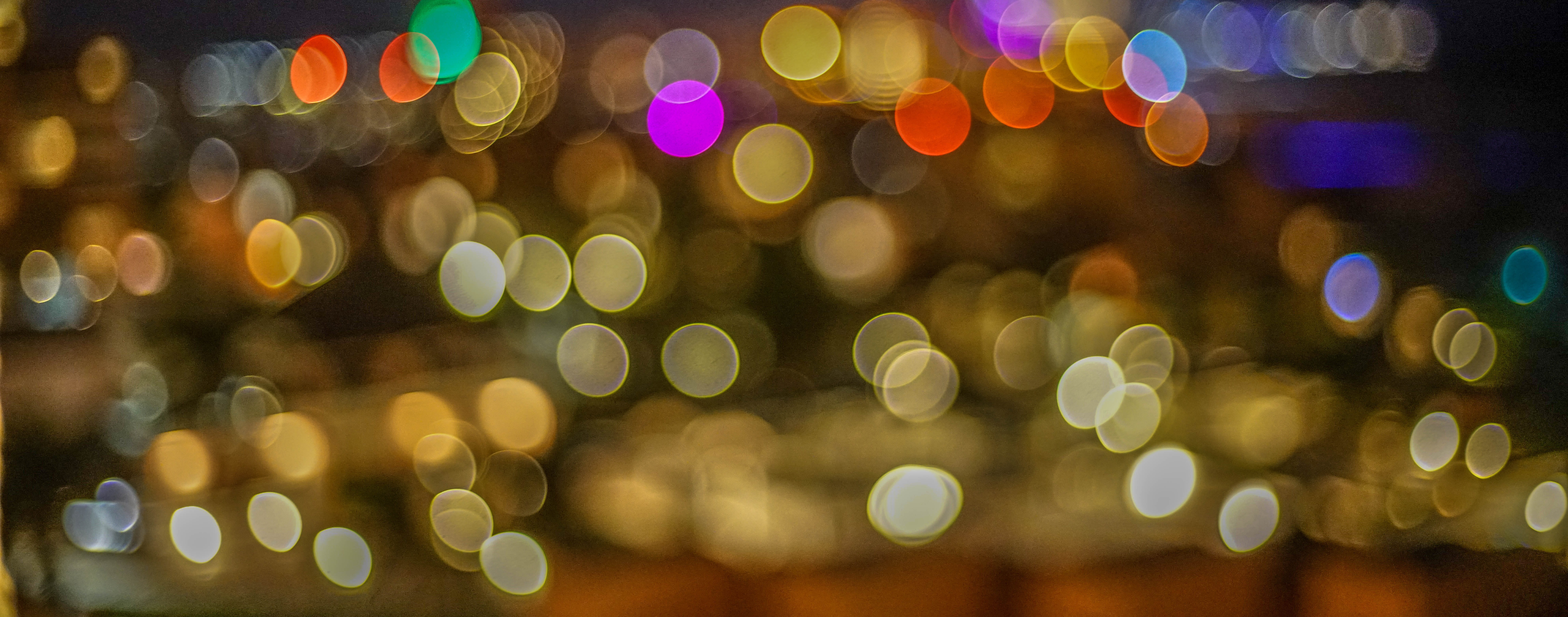 light, nightlife, abstract, abstract backgrounds, variation, light - natural phenomenon, photo, pattern, circle, defocused, background, blurred motion, HD Wallpaper