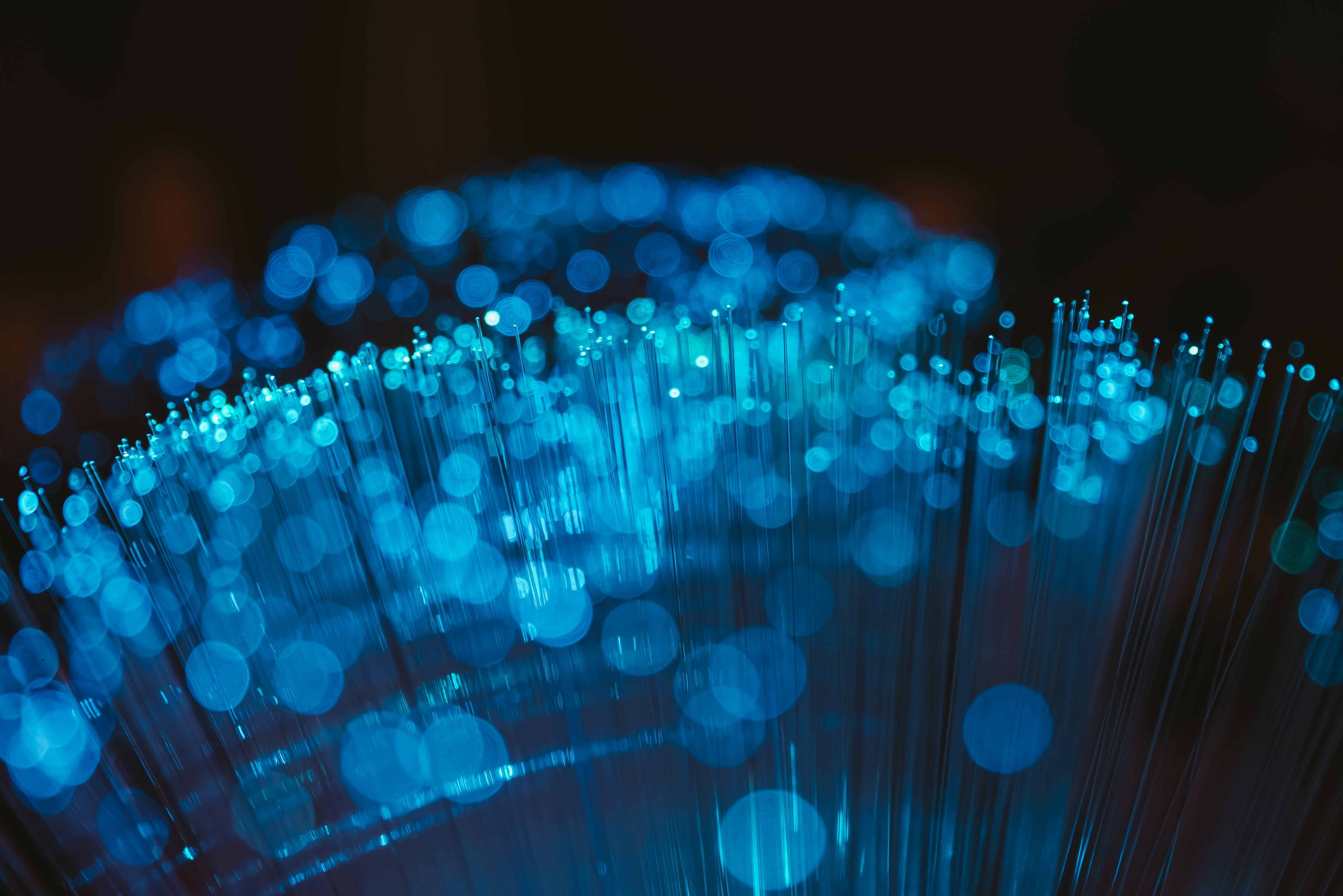 illuminated, lighting, season, nightlife, motion, wireless technology, christmas, shape, light, christmas lights, bookeh, blue, 4K, close-up, spotlight, HD Wallpaper