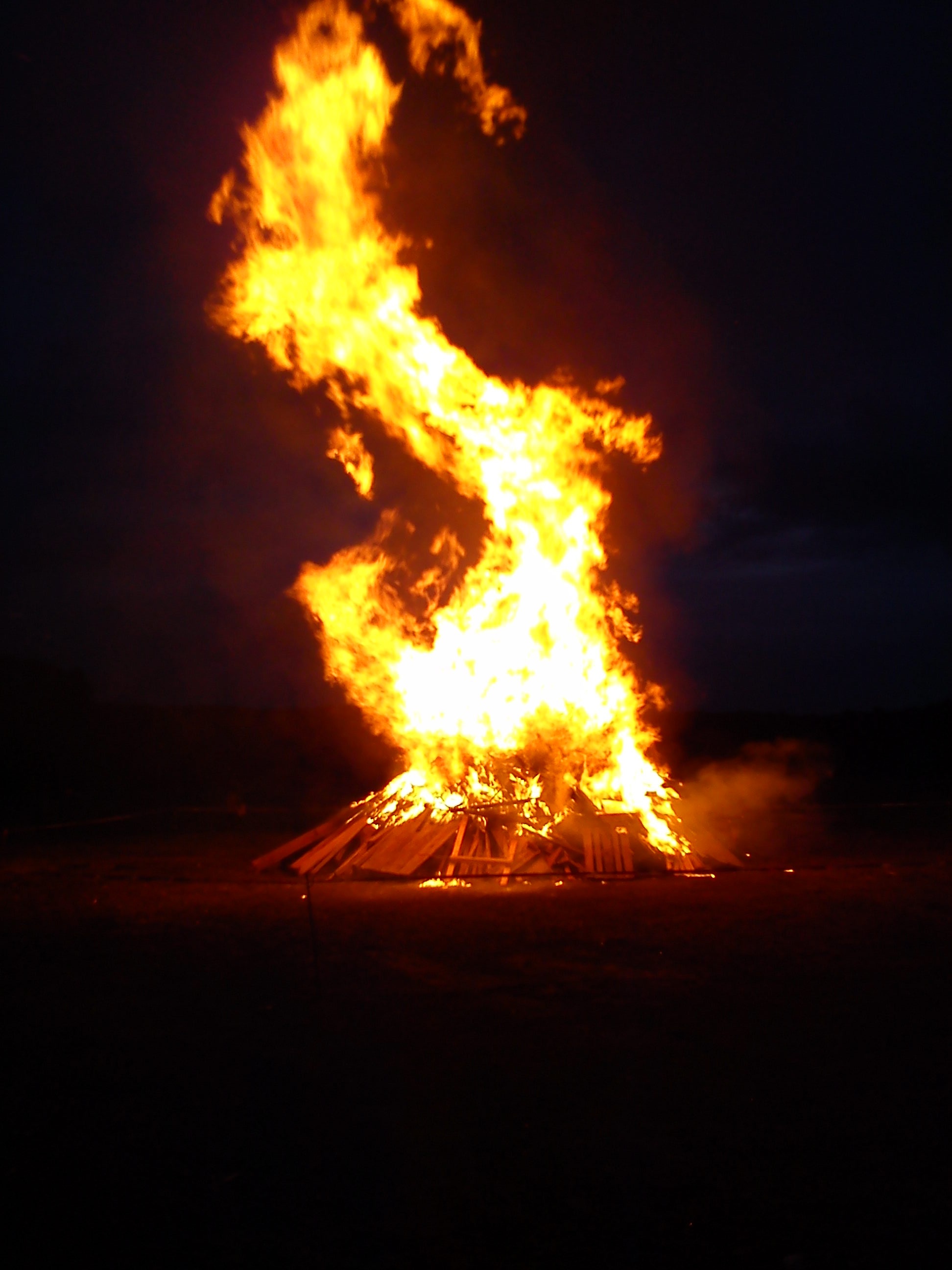 motion, flame, environment, wood fire, orange color, burning, nature, land, bonfire, fire, midsummer, glowing, heiss, outdoors, 2K, blaze flame, campfire, Phone HD Wallpaper