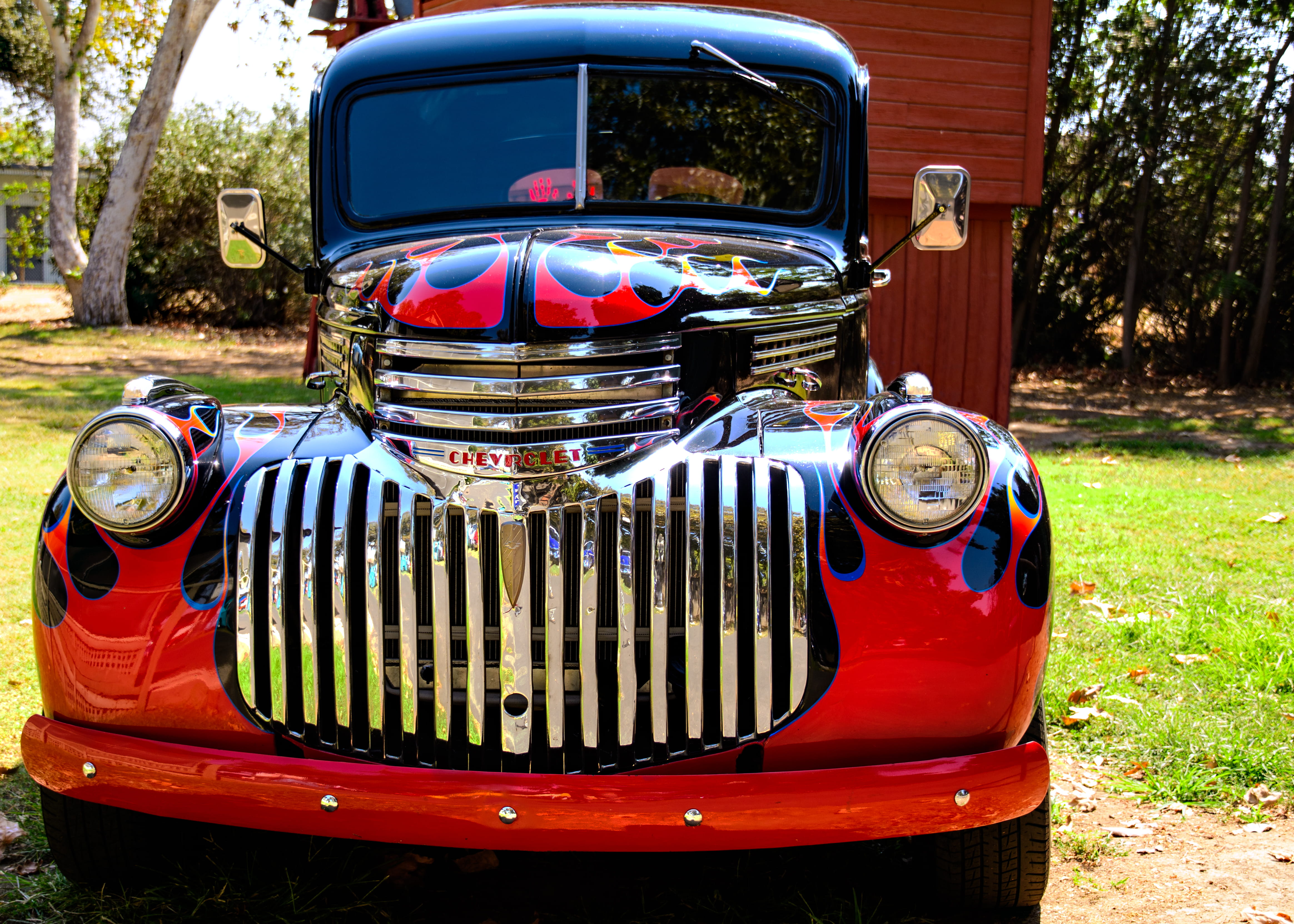 field, kern county, no people, motor vehicle, grass, day, close-up, land vehicle, plant, californium, headlight, classic car, outdoors, metal, stationary, HD Wallpaper