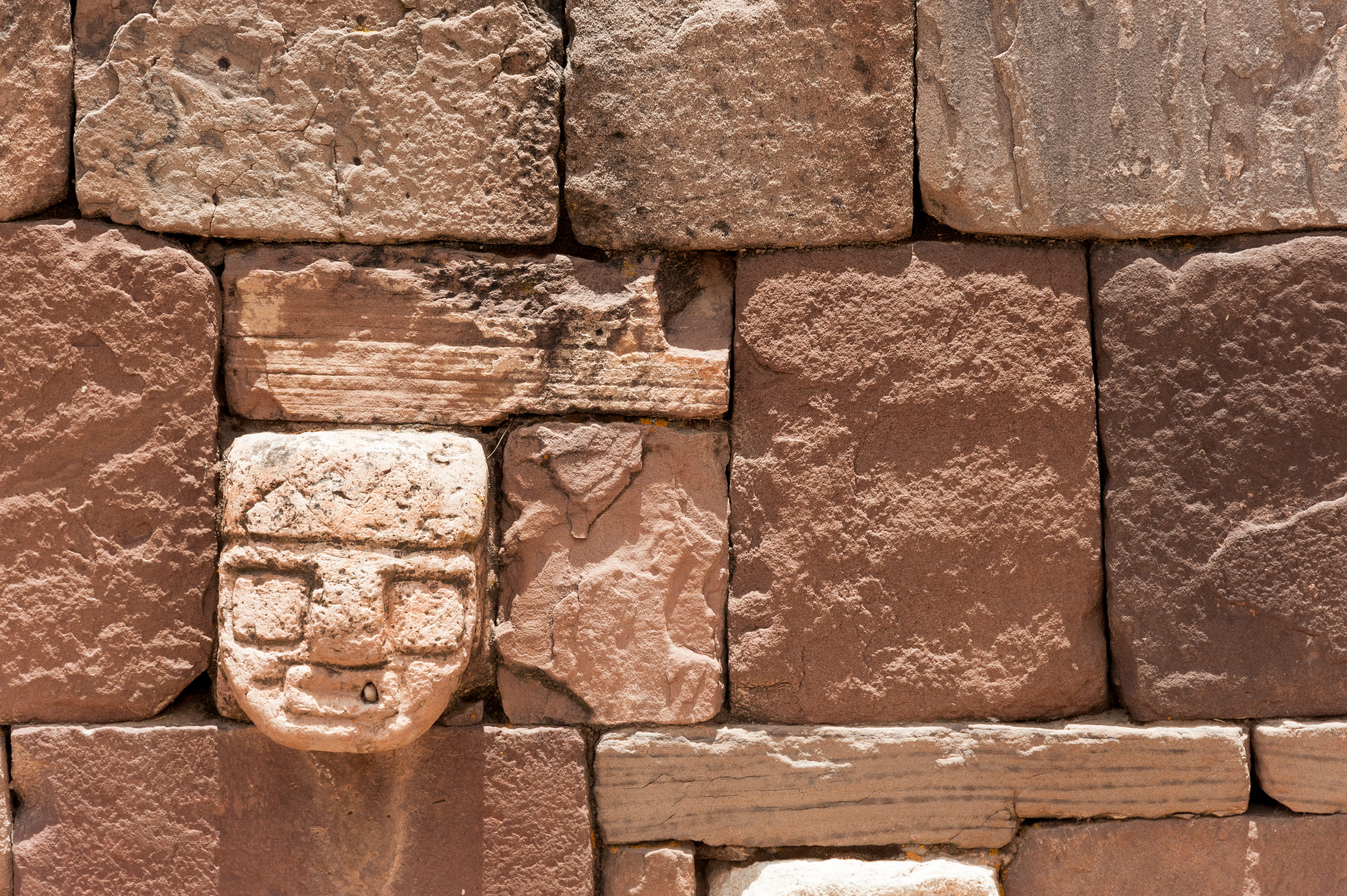 day, wall, abundance, stack, textured, built structure, face, stone, 4K, brown, tiwanaku, dead, arrangement, people, still life, large group of objects, HD Wallpaper