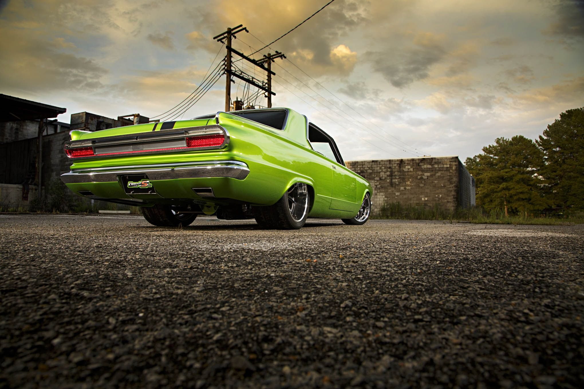 oak, hot, drag, pro, 1080P, dodge, super, usa, big, car, 1965, street, touring, dart, HD Wallpaper