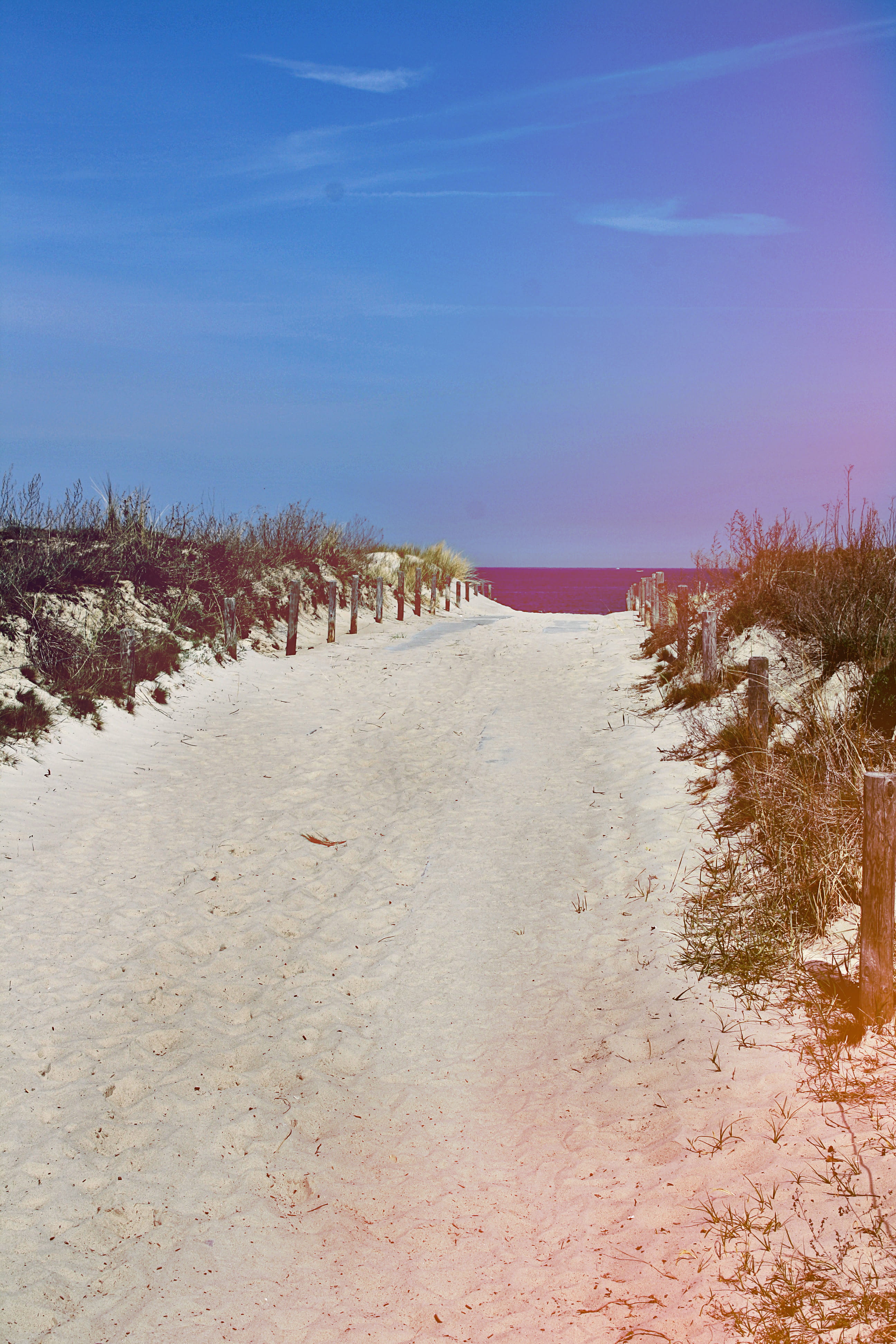 beauty in nature, sky, nature, holiday, blue, outdoor, no people, day, scenics - nature, land, rerik, deutschland, sand, tranquil scene, vacation, tranquility, Phone HD Wallpaper