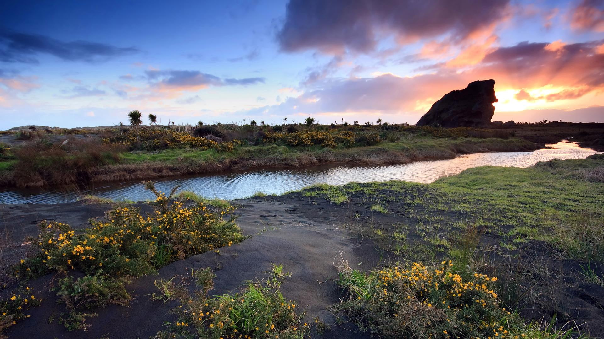 creek, creeks, nature, nature and landscapes, meering, rivers, streams, 1080P, HD Wallpaper