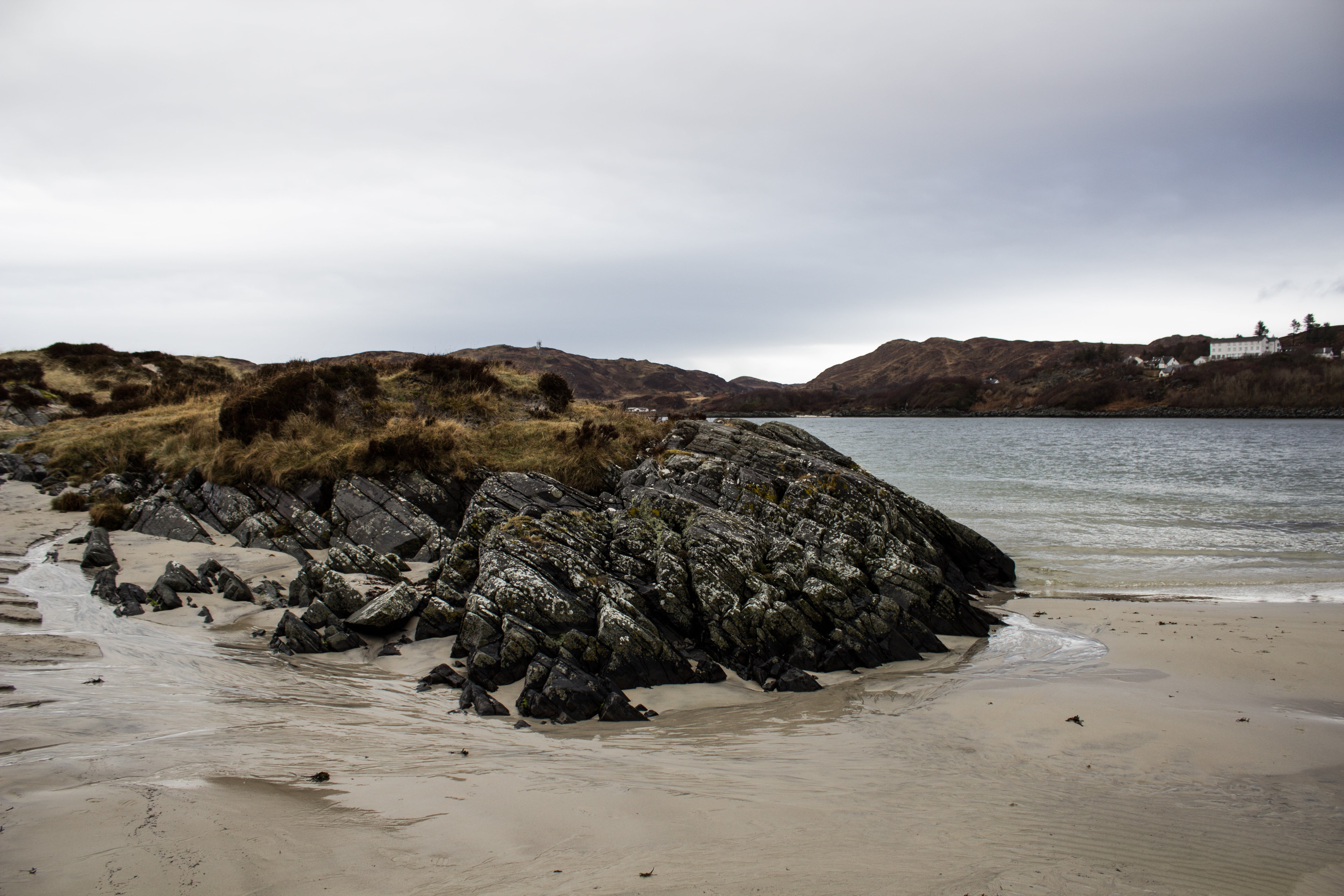bank, sand, beach, chestnut, 5K, no people, mountain, path, beauty in nature, sun, tranquil scene, lake view, colorful, meadow, black pine, scotland, canoeing, HD Wallpaper