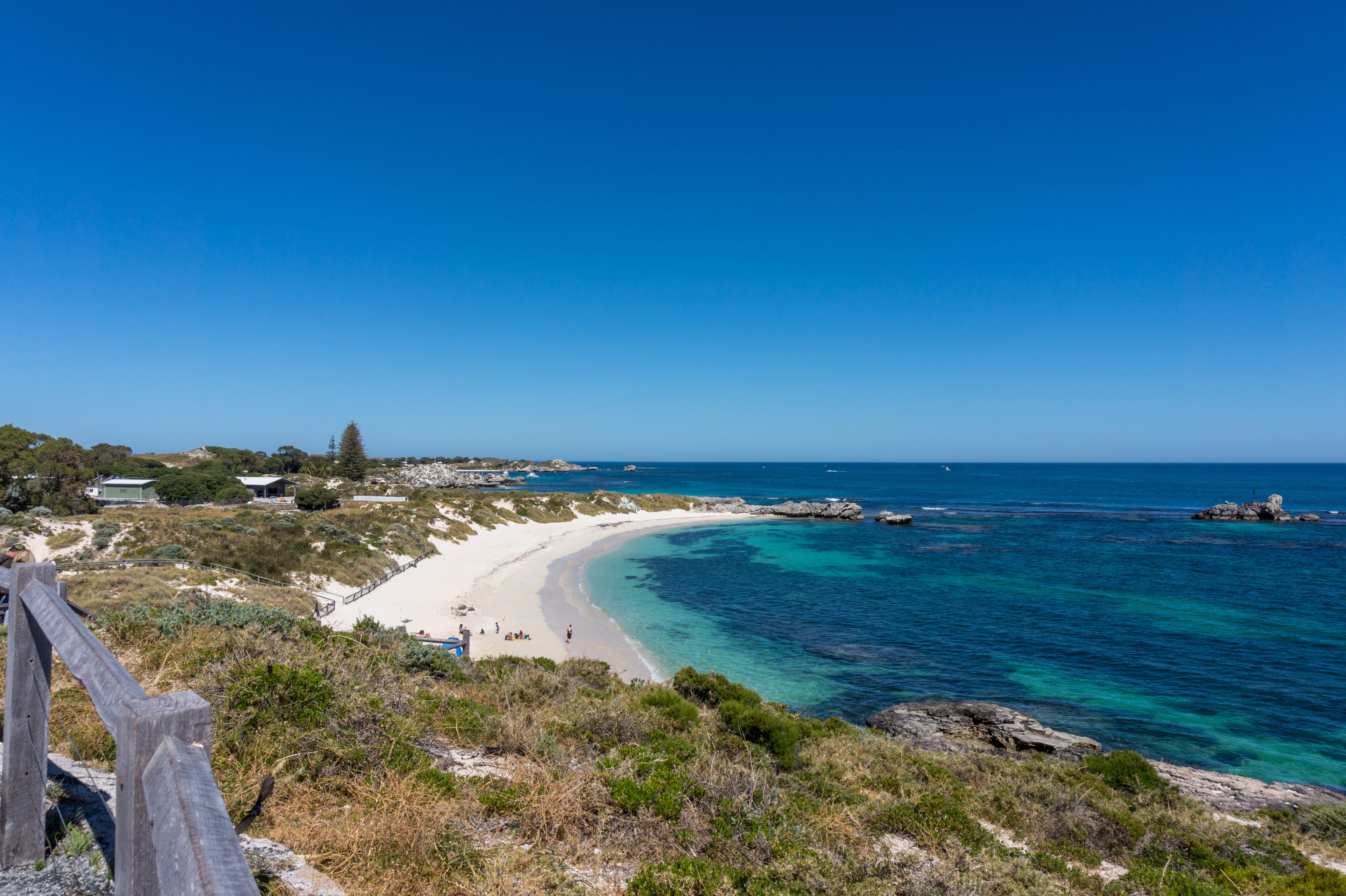 day, bay, high angle view, western australia, wa, rock, view, vacations, 5K, horizon, travel Locations, coastline, nature, summer, island, australia, booked, HD Wallpaper
