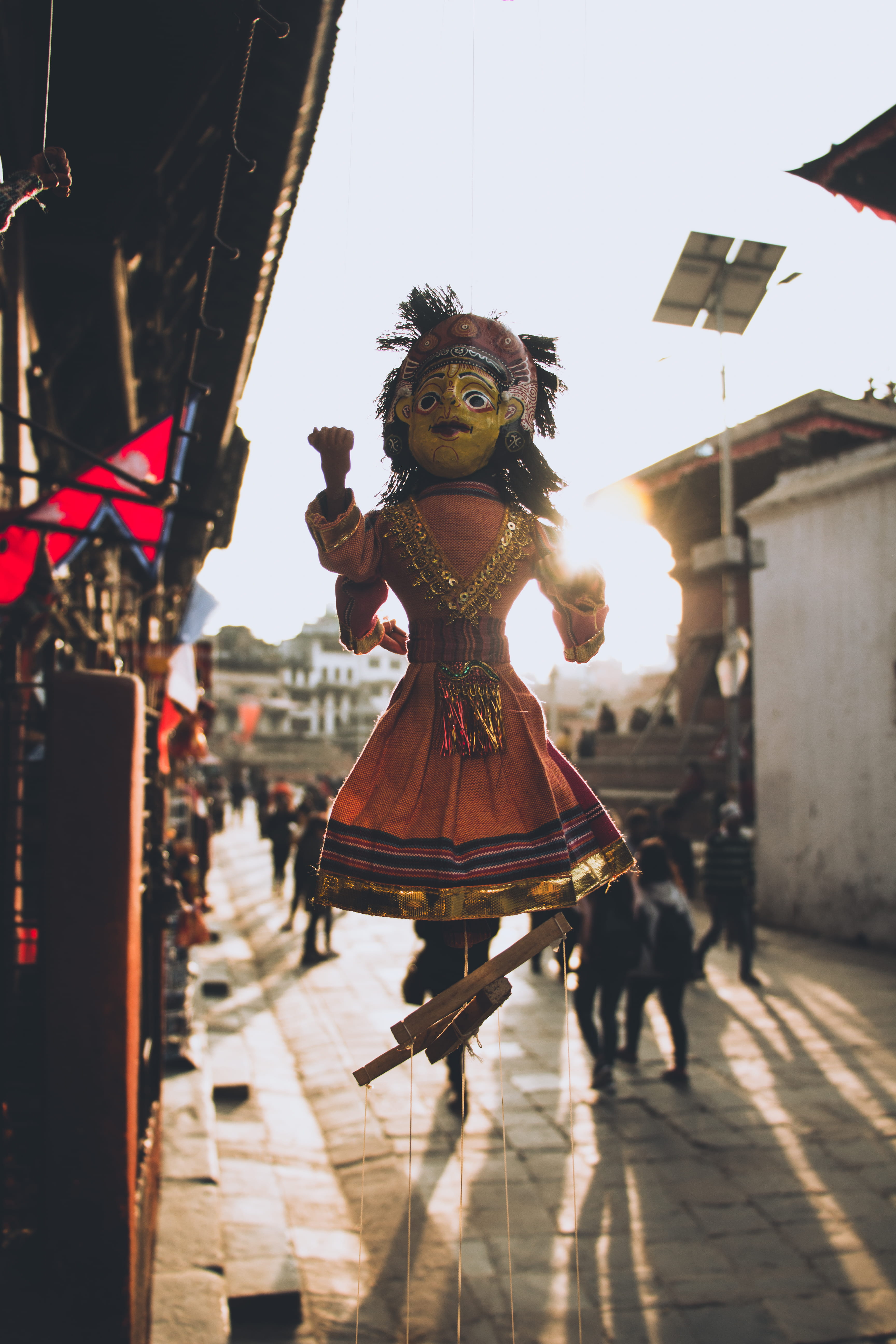 art and craft, arts culture and entertainment, creativity, colours, architecture, clothing, mask, celebration, kathmandu, people, one person, building exterior, Phone HD Wallpaper