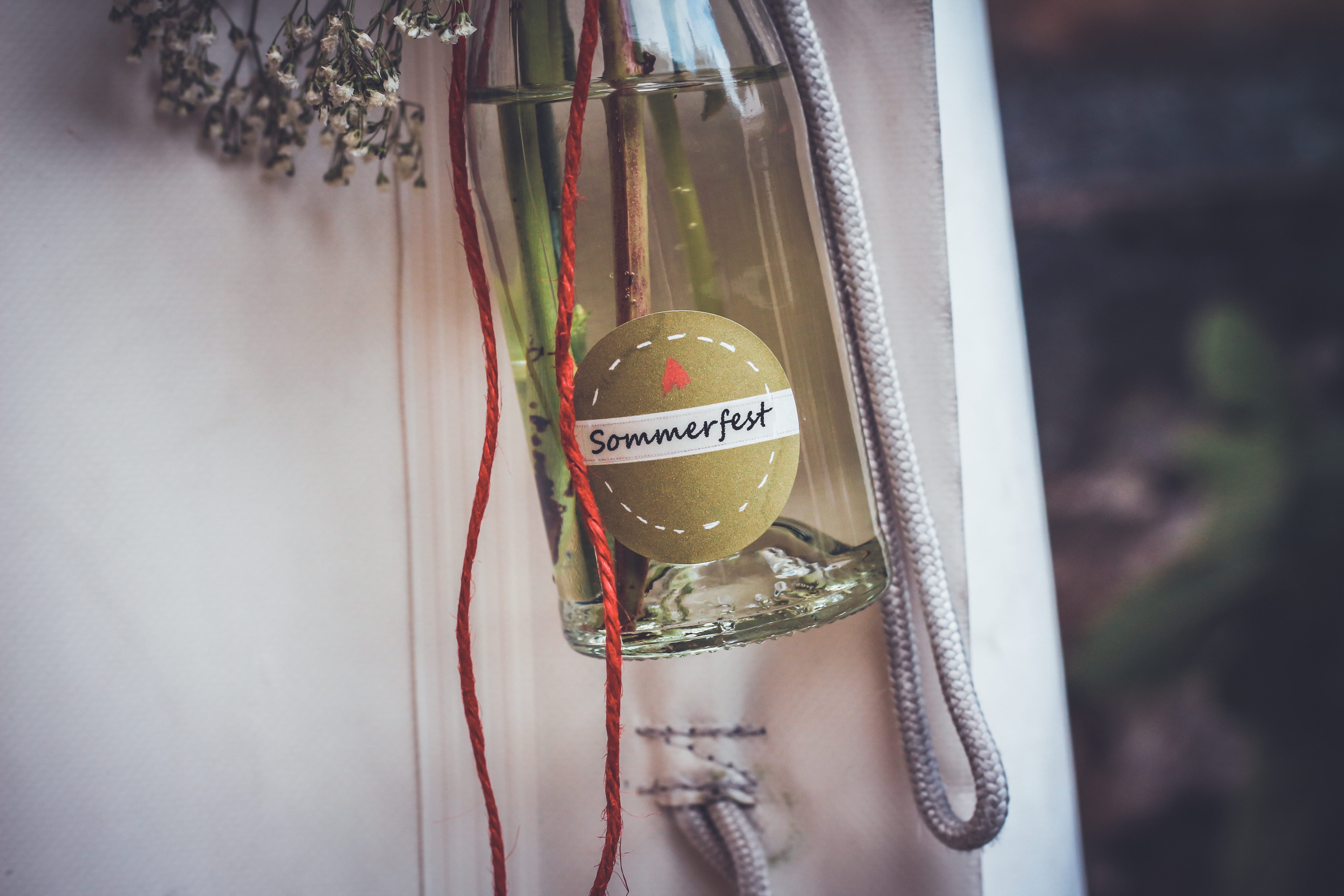 summer, personal accessory, day, sonne, event, no people, close-up, floral, indoors, nature, germany, container, ribbon, sun, sommerfest, summerparty, party, HD Wallpaper