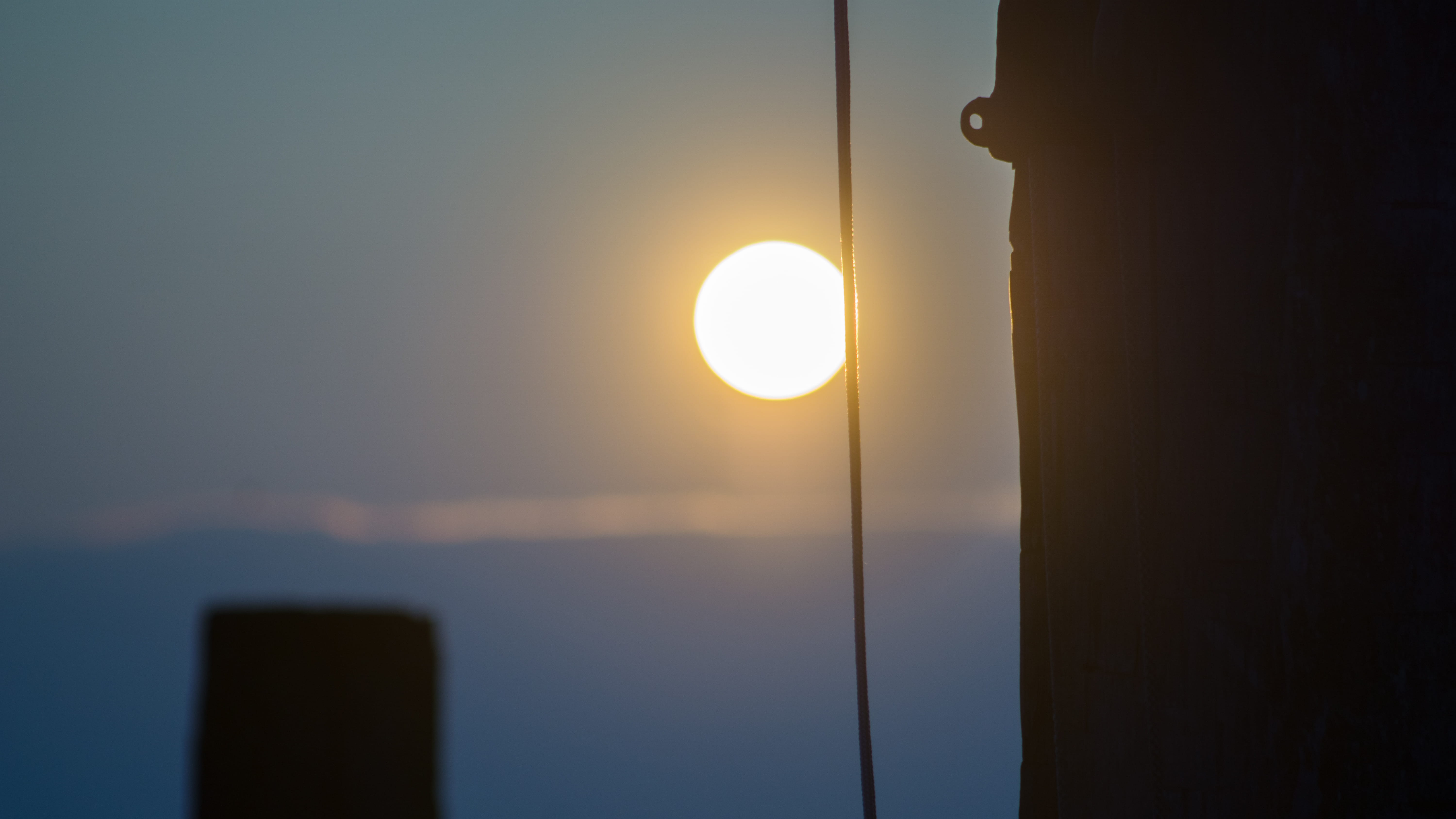 beauty in nature, horizon over water, 5K, outdoors, petkum, emden, travel, scenics - nature, sea, sundowner, sky, focus on foreground, sonnenuntergang, HD Wallpaper