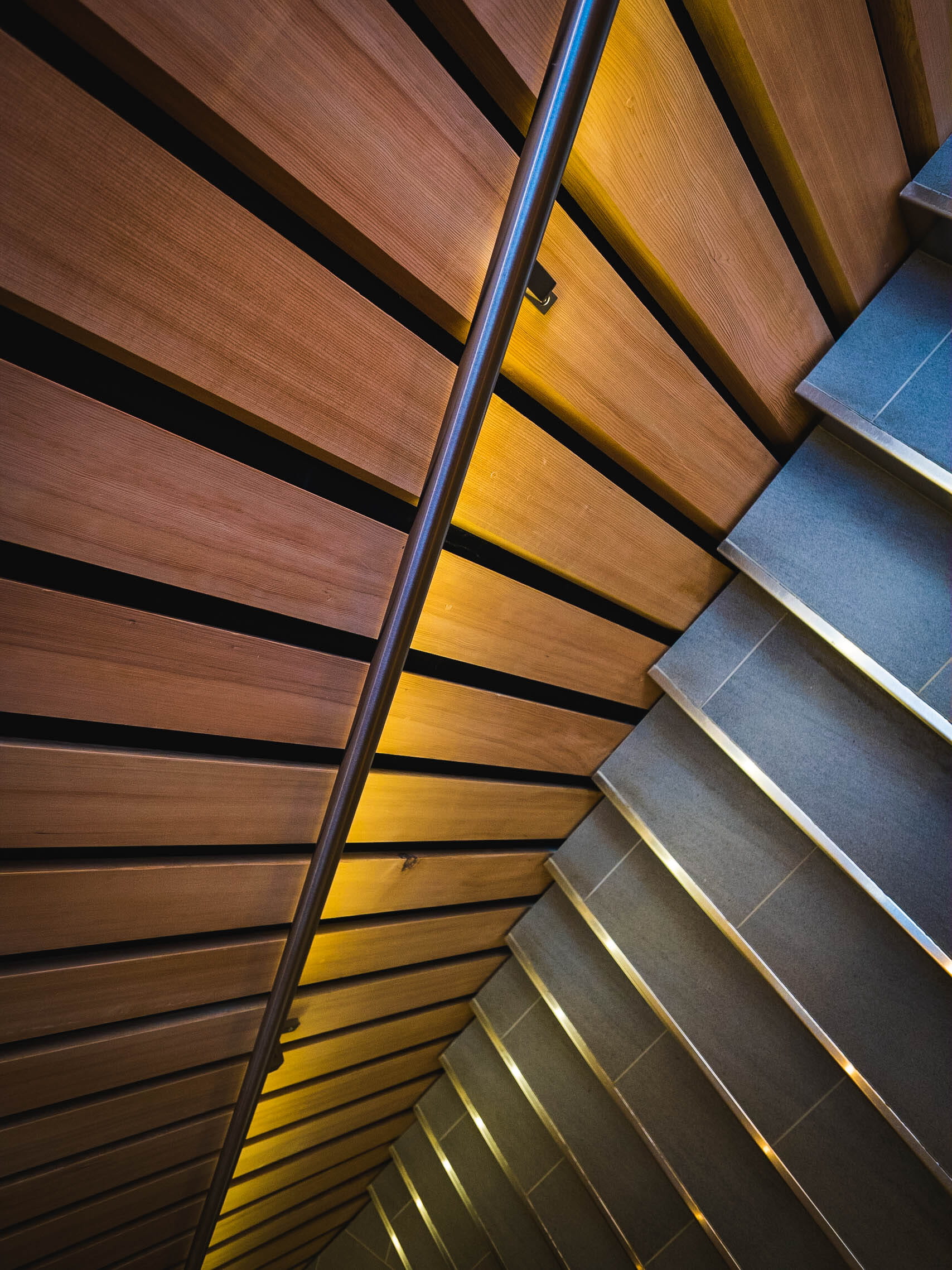 whistler, wood - material, design, high angle view, built structure, shapes, interior, audain art museum, day, full frame, wall - building feature, yellow, Phone HD Wallpaper