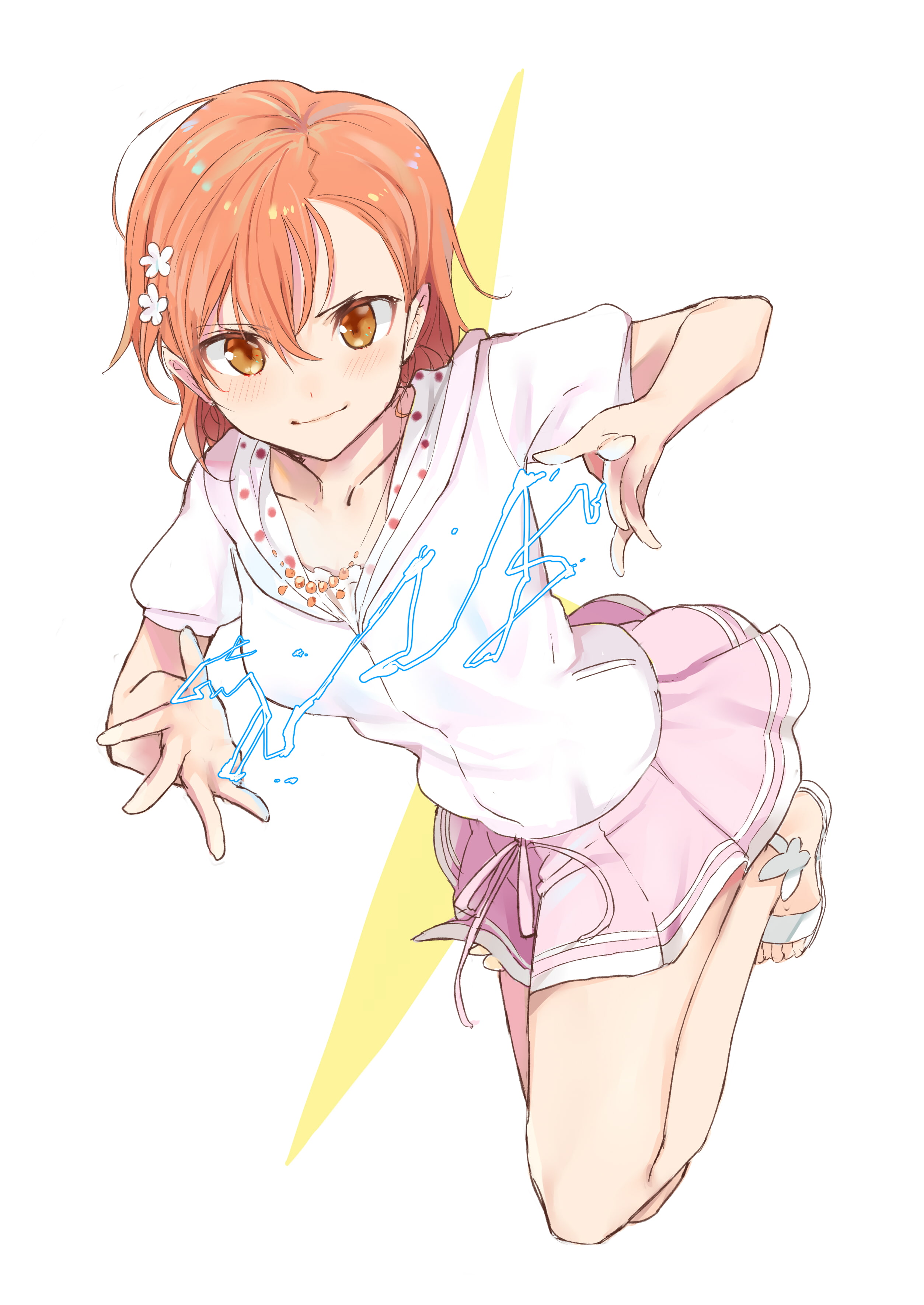 miniskirt, anime girls, Misaka Mikoto, 2K, brown eyes, anime, To Aru Kagaku no Railgun, white background, Phone HD Wallpaper