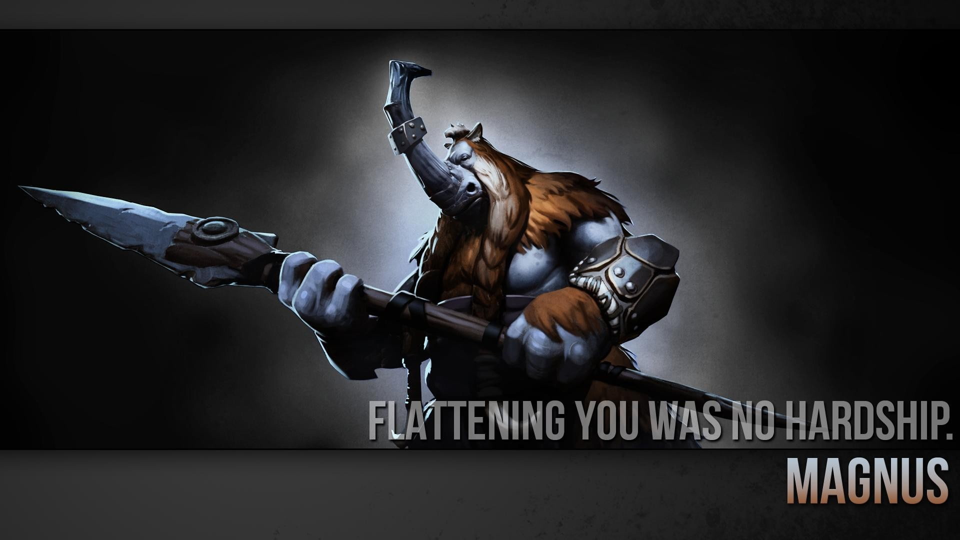 Dota 2, 1080P, Magnus, HD Wallpaper