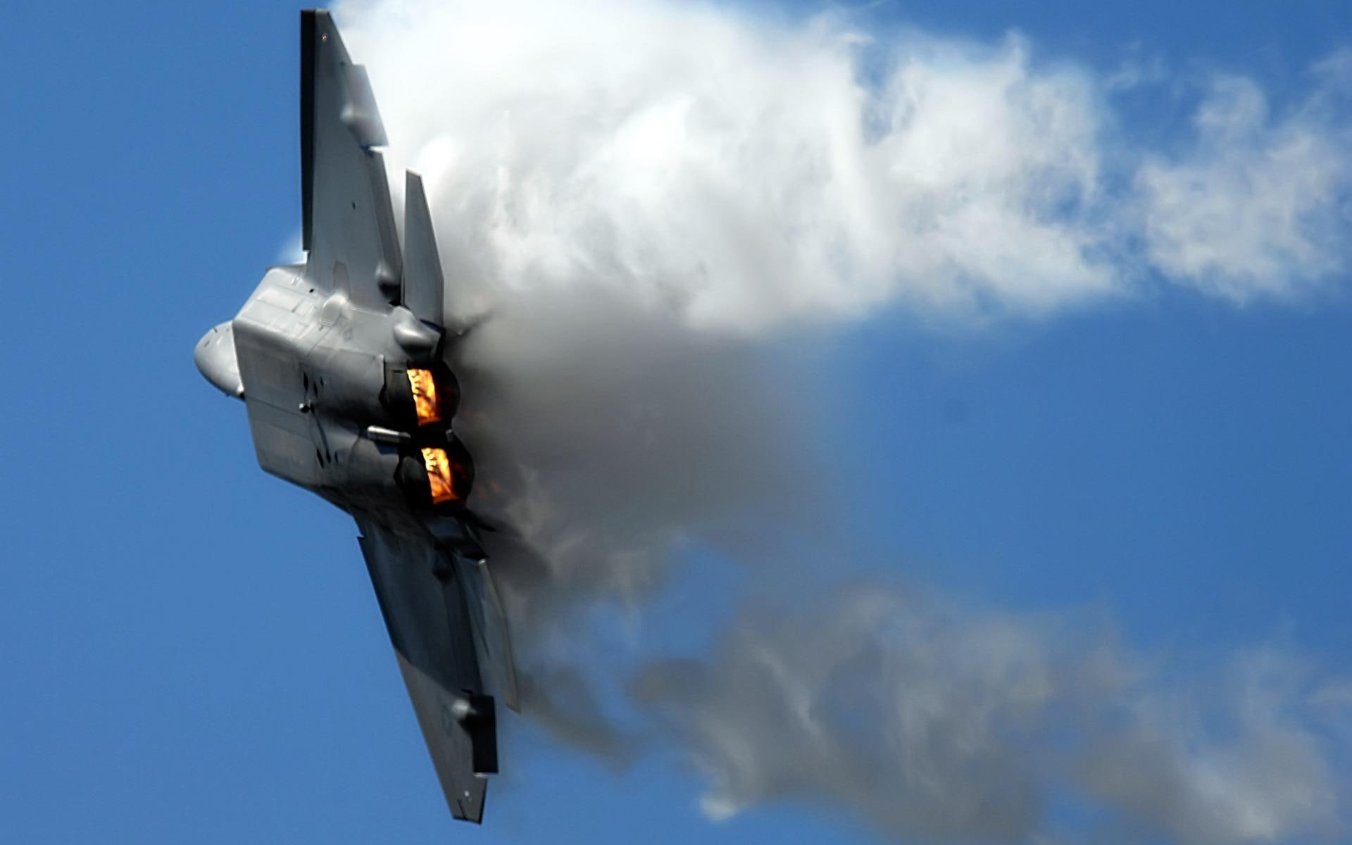 condensation, 1080P, fighter, engine, aircraft planes, straight, afterburner, power, HD Wallpaper