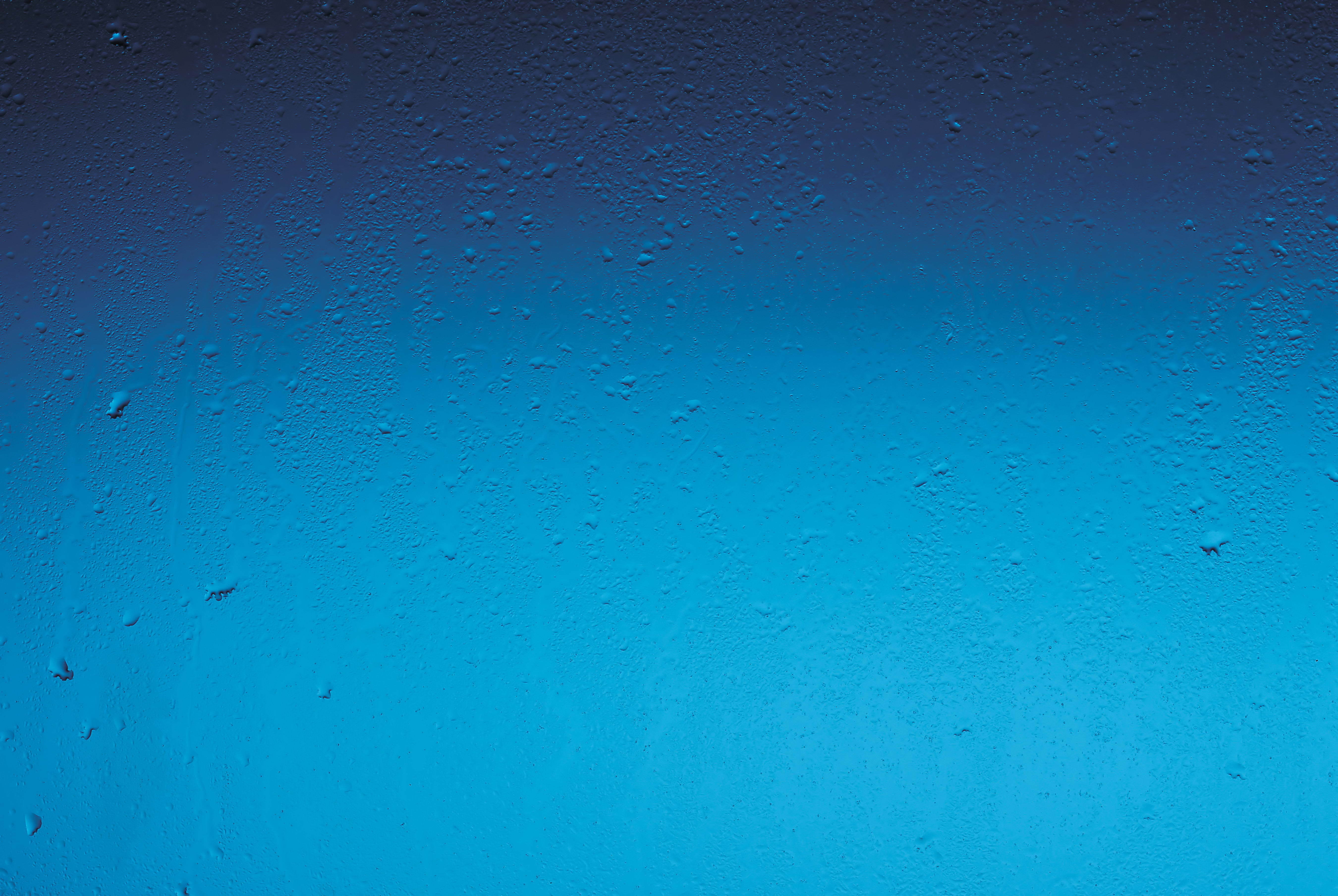 abstract, transparent, water, window, drops, macro, raindrop, blue, textured effect, freshness, nature, wet, dew, indoors, backgrounds, glass - Material, HD Wallpaper