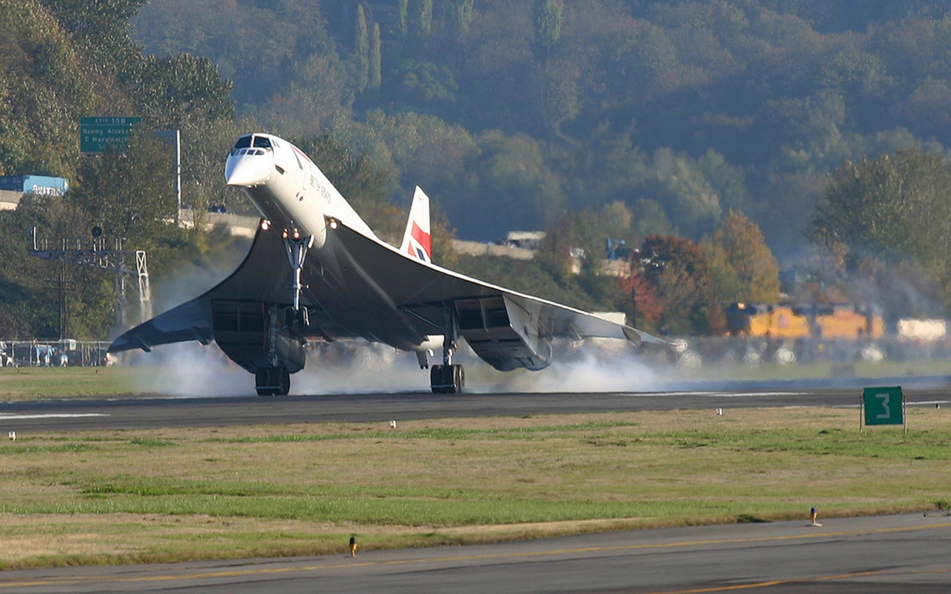 1080P, concord, aircraft, HD Wallpaper