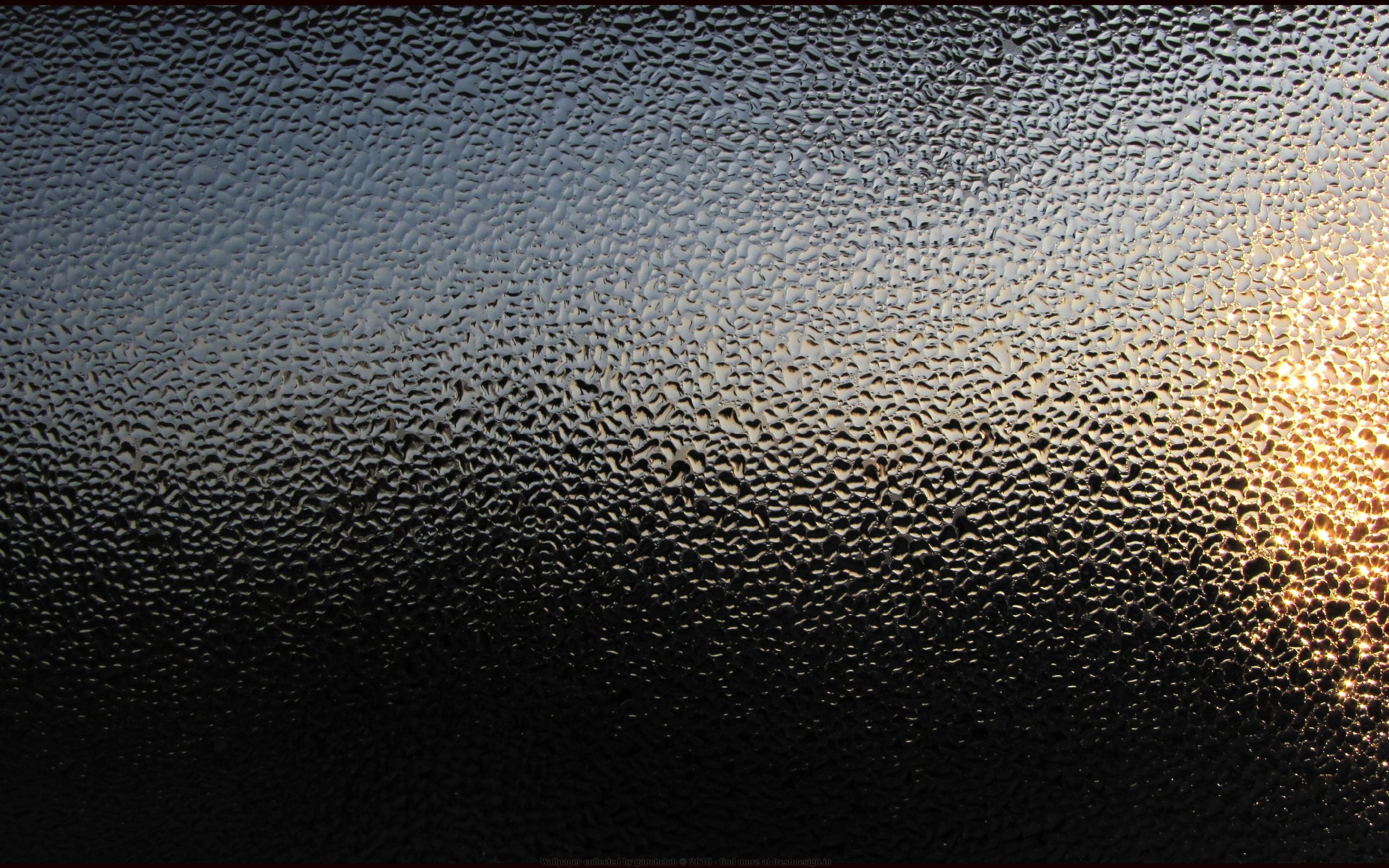 window, texture, macro, water on glass, 2K, stained glass, sunlight, water drops, minimalism, HD Wallpaper
