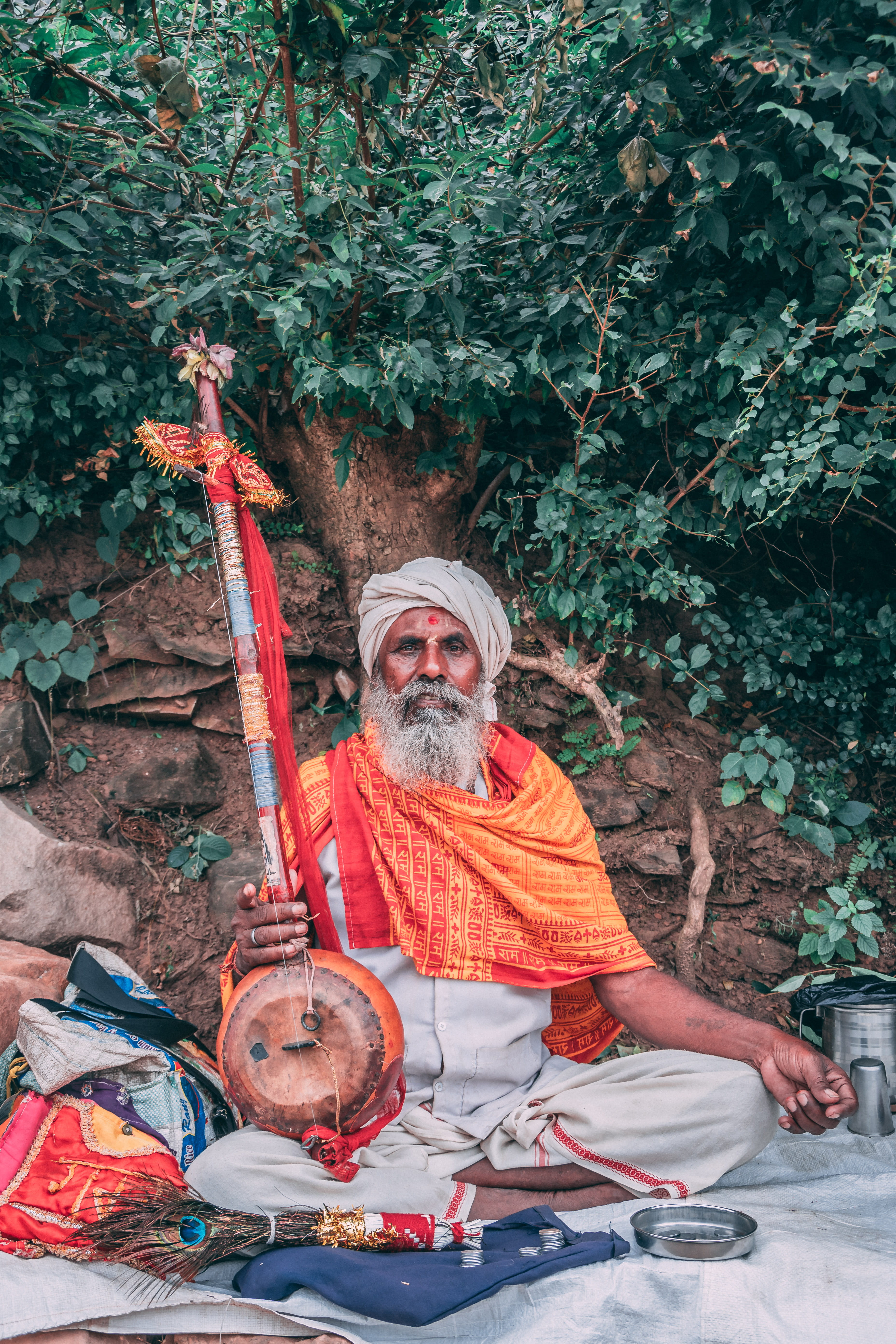 looking, musical instrument, mustache, senior adult, turban, photoshoot, traditional, holding, outdoors, male, elderly, men, traditional wear, portrait, Phone HD Wallpaper