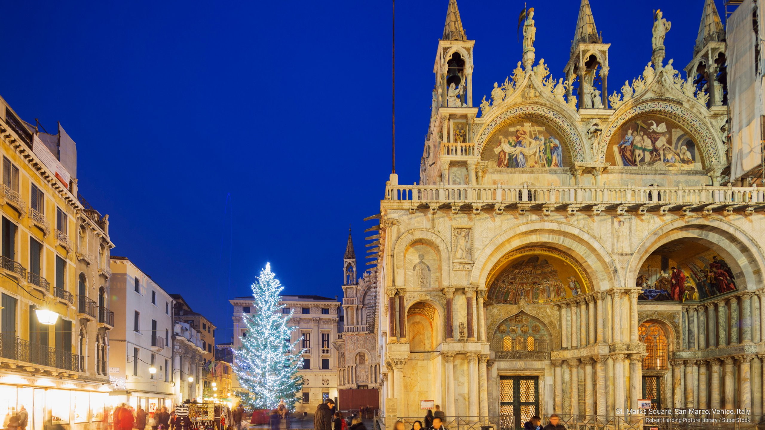 italy, square, 2K, marks, st, san, marco, venice, Holidays, HD Wallpaper