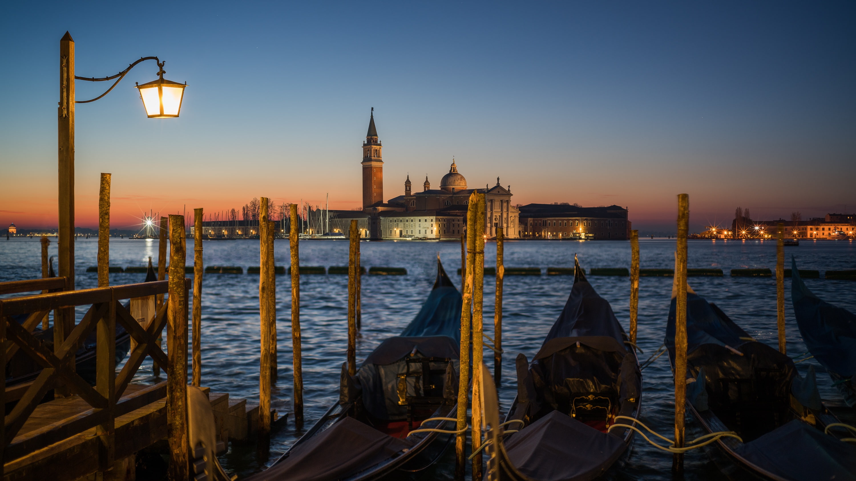 Veneto, San Marco, 2K, gondola, Venice, HD Wallpaper