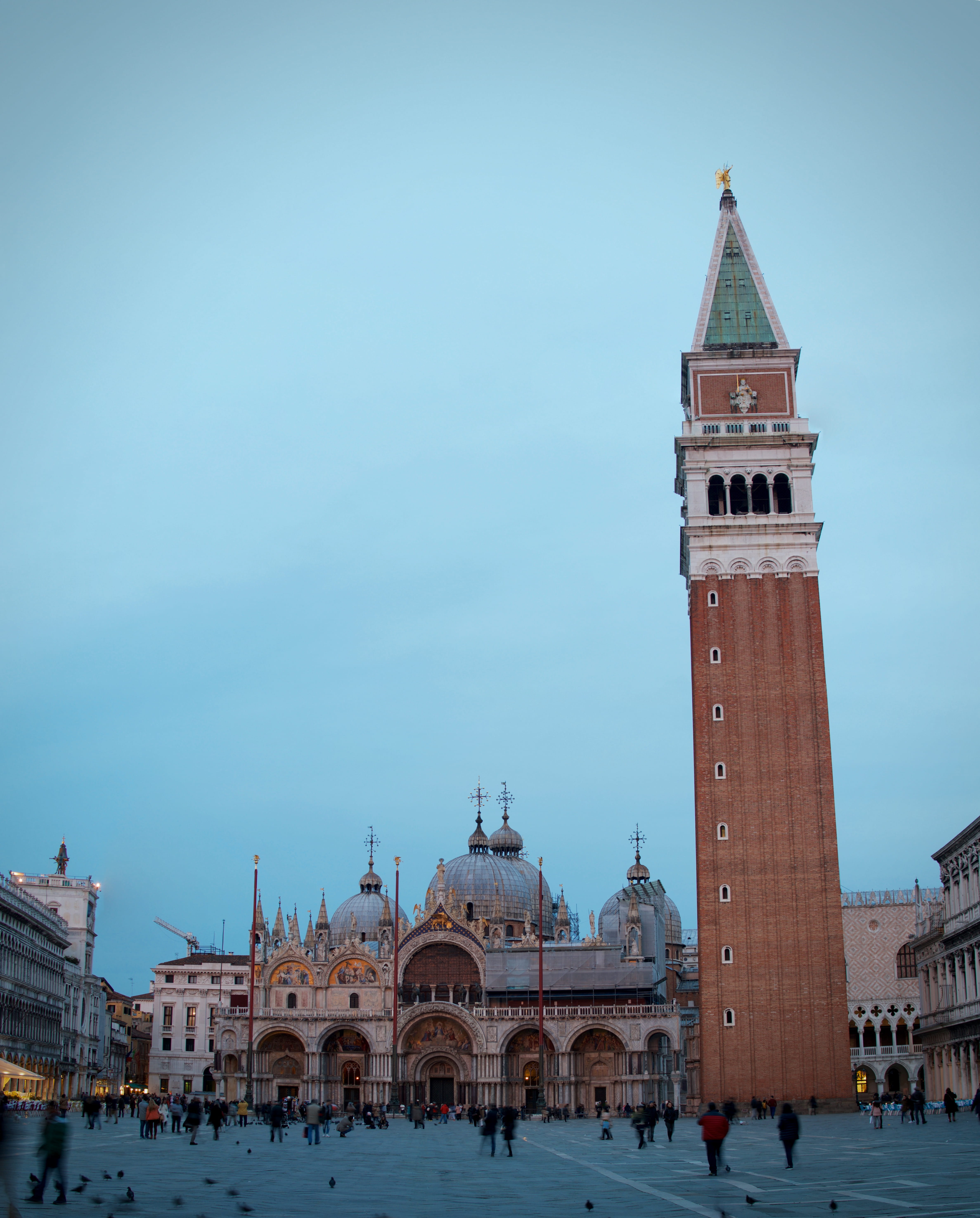building exterior, built structure, belief, st marks basilica, venezia, travel destinations, outdoors, sky, religion, tourism, st marks campanile, place of worship, Phone HD Wallpaper