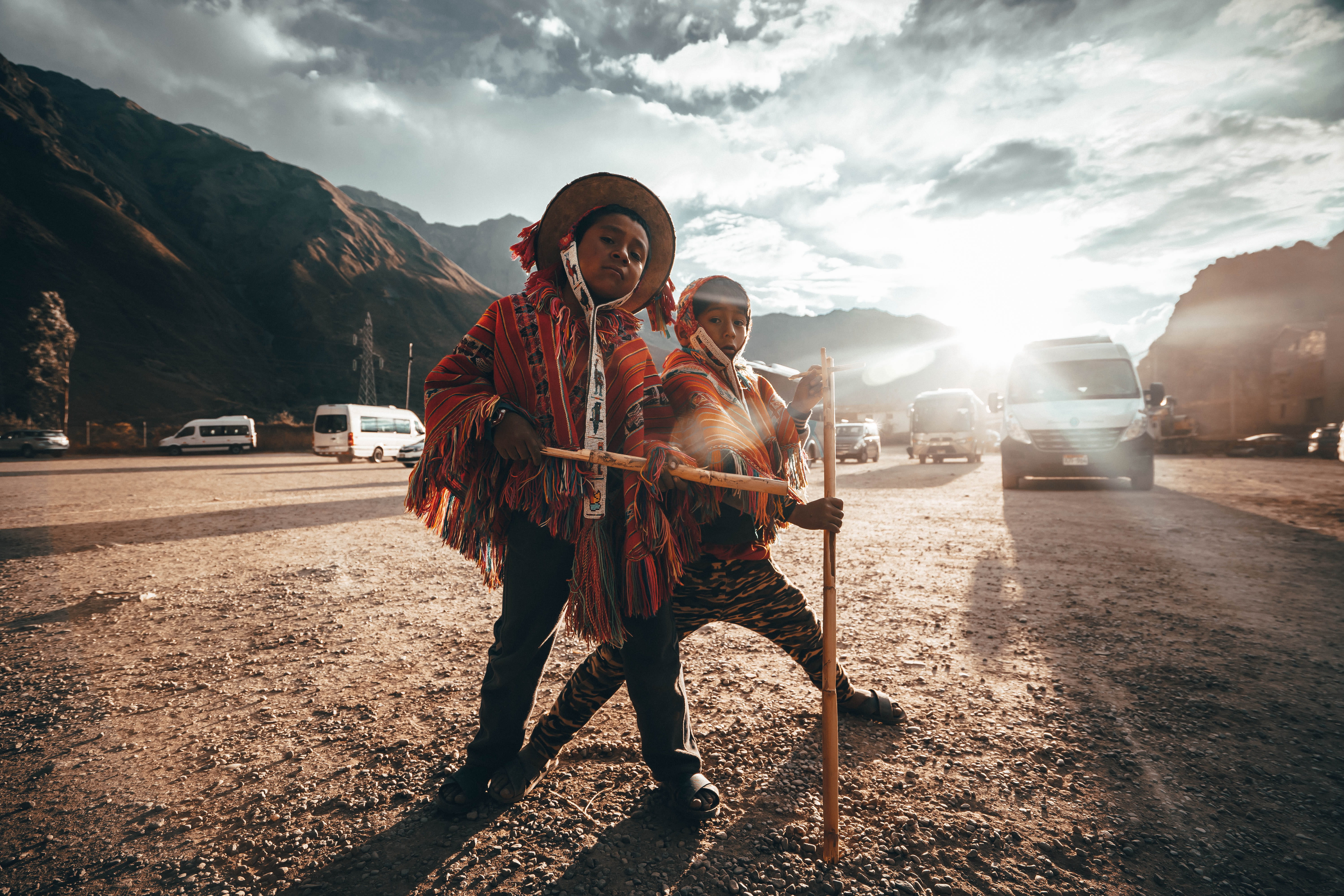 sun, copy Space, landscape, cultures, people, portrait, nature, two People, clothes, adult, red, caucasian Ethnicity, boy, travel, real People, women, flare, HD Wallpaper