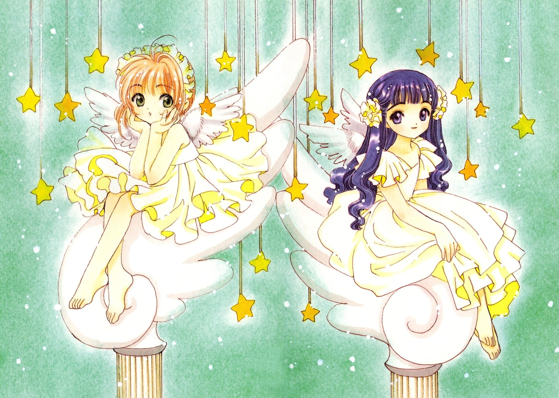 Cardcaptor Sakura, 1080P, Anime, Sakura Kinomoto, Tomoyo Daidouji, HD Wallpaper